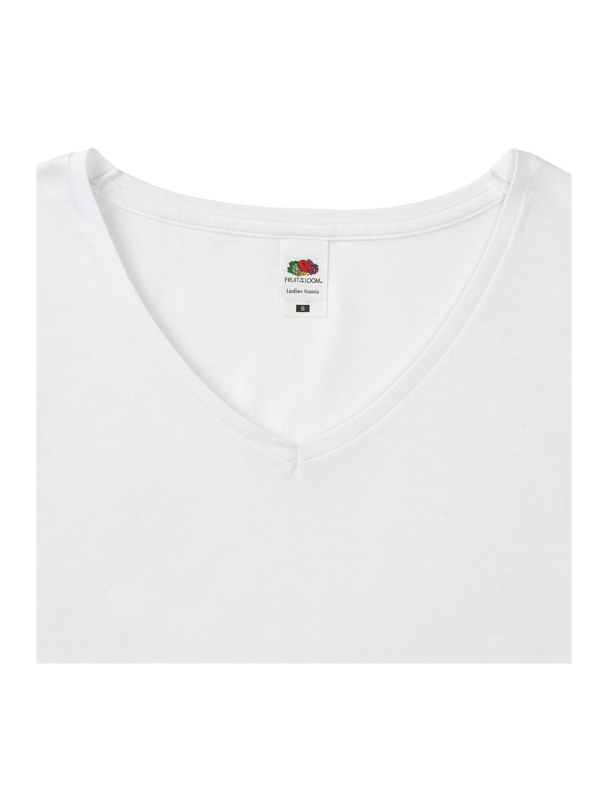 Γυναικείο T-Shirt 61-444-0 Fruit of the Loom White