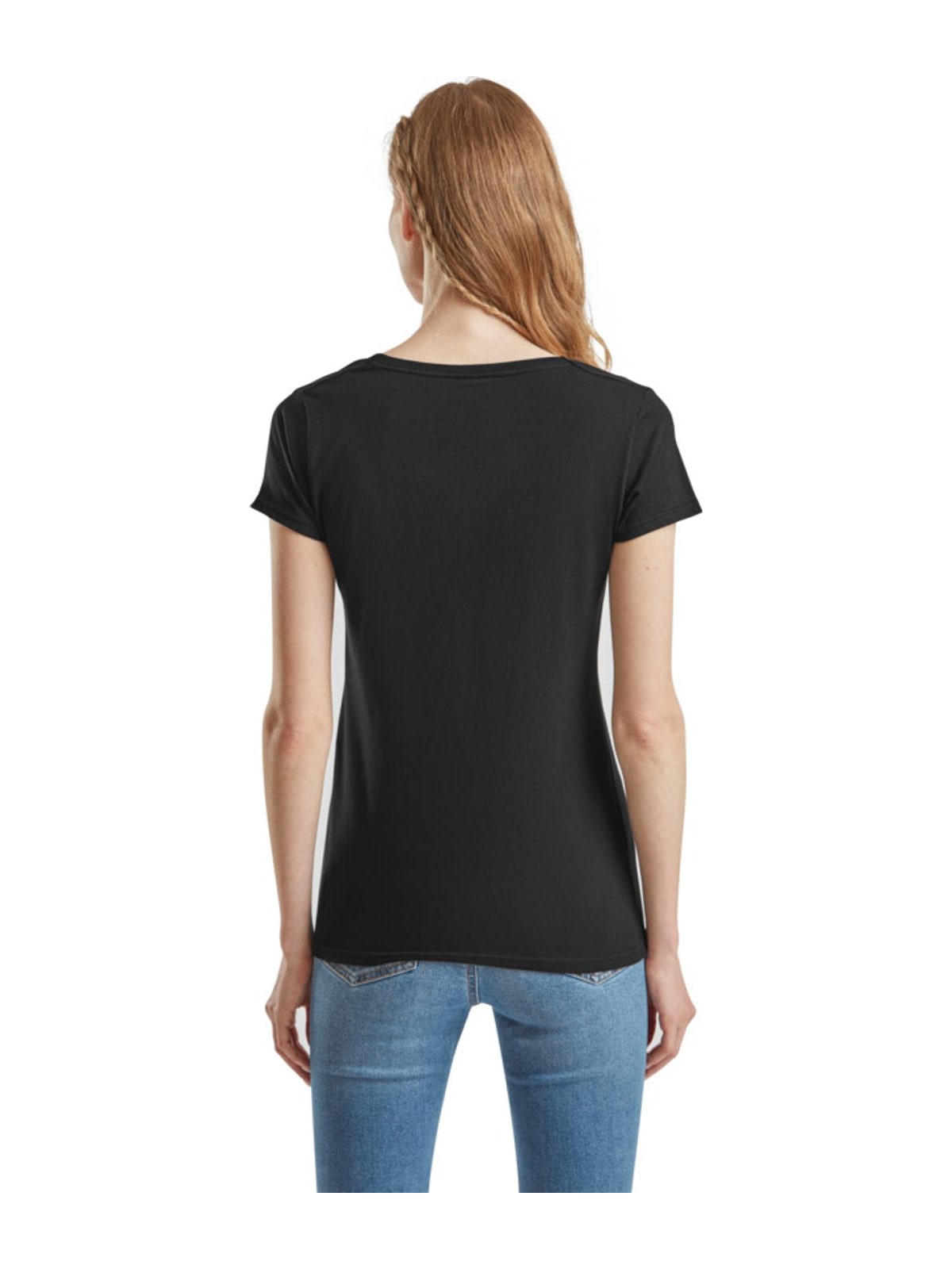Γυναικείο T-Shirt 61-444-0 Fruit of the Loom Black