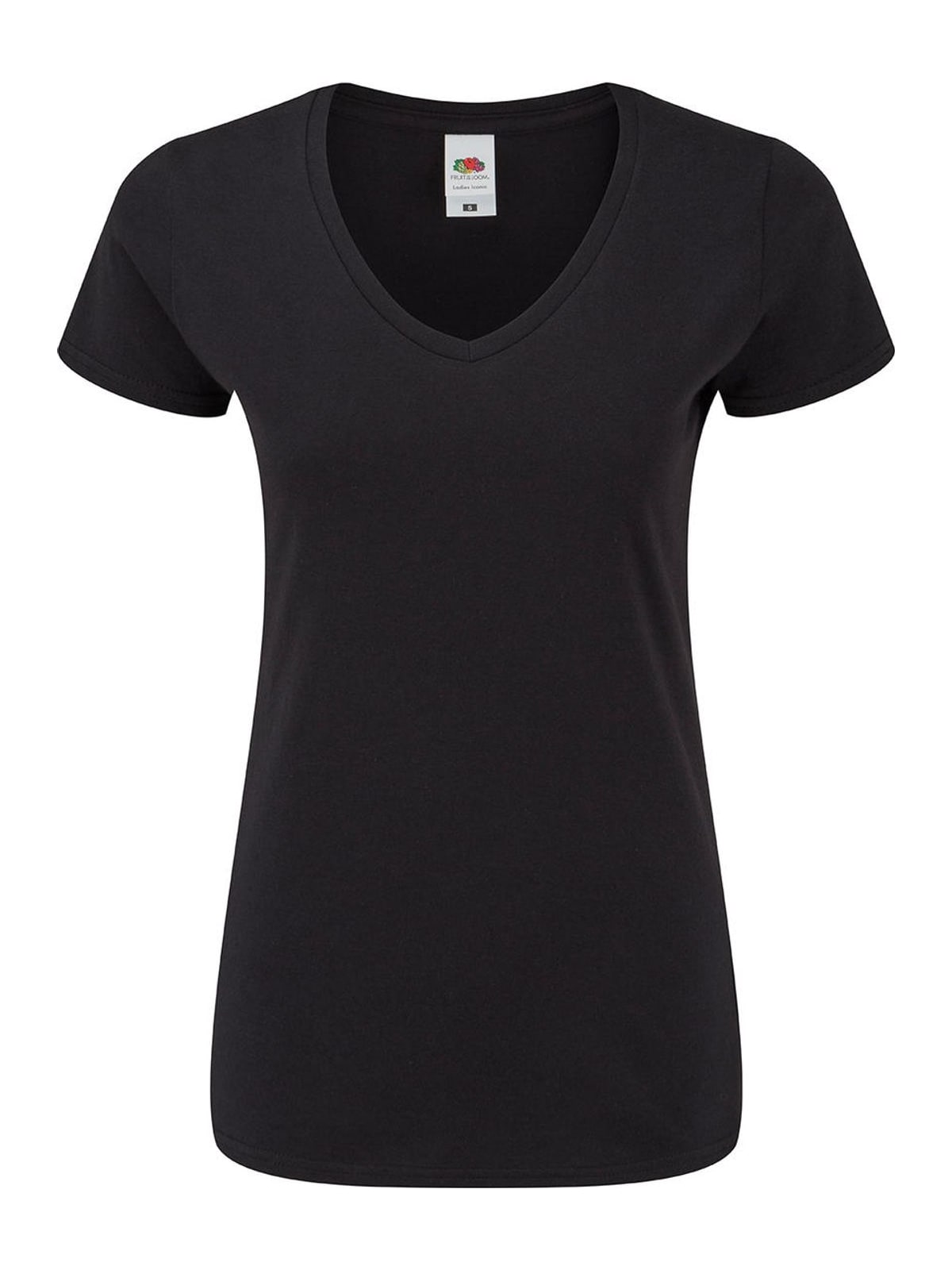 Γυναικείο T-Shirt 61-444-0 Fruit of the Loom Black