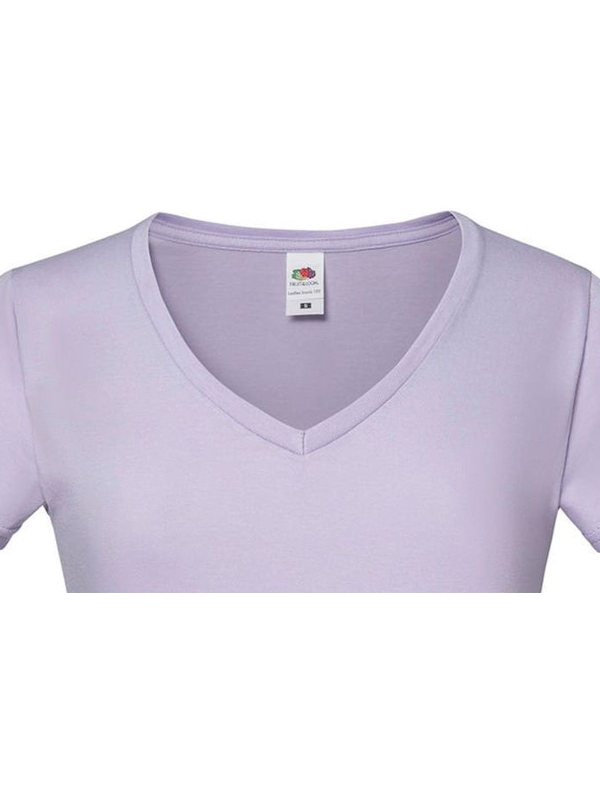 Γυναικείο T-shirt Iconic 150 V Neck 61-444-0 Fruit of the Loom Soft Lavender