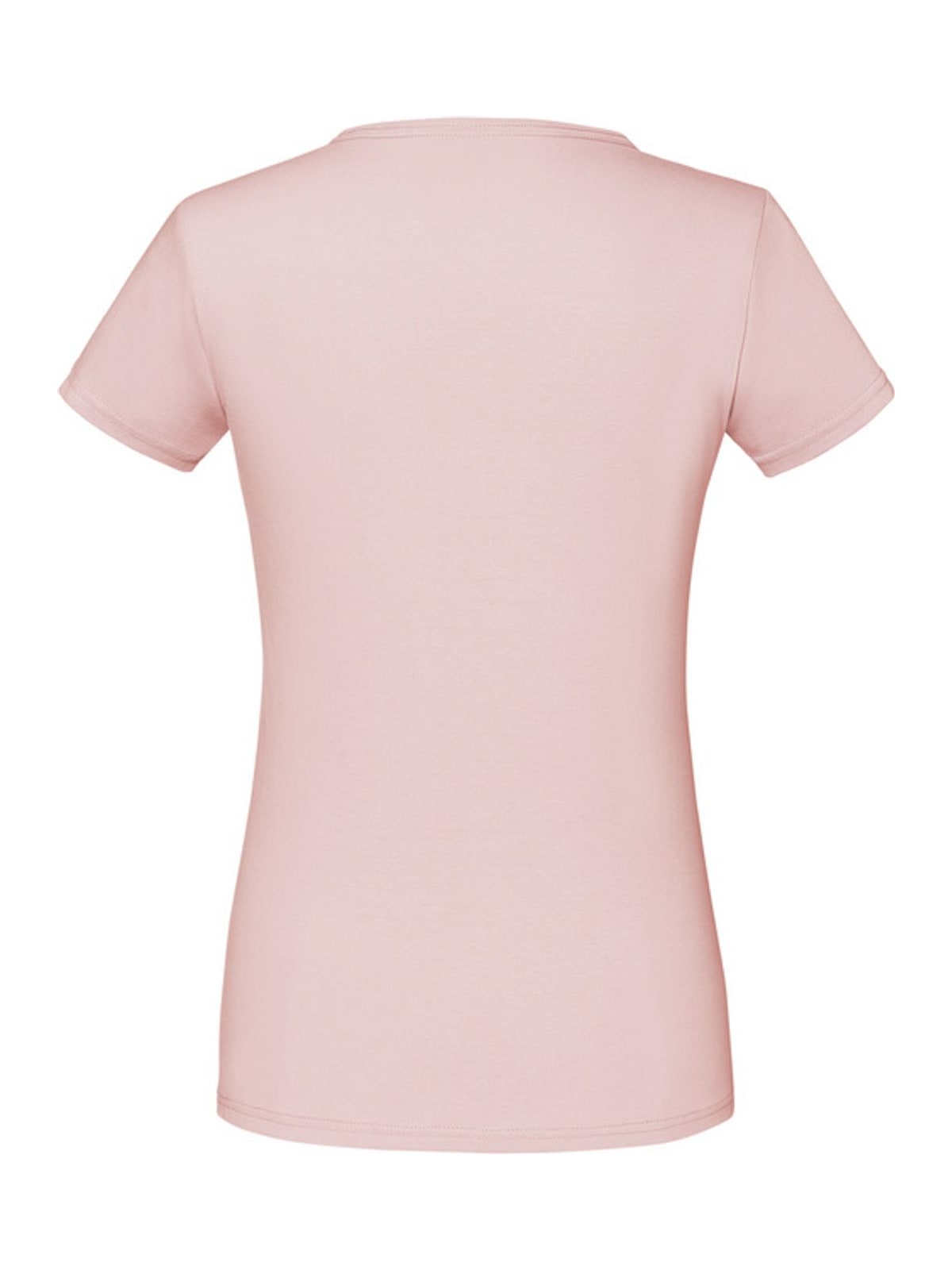 Γυναικείο T-shirt Iconic 150 V Neck 61-444-0 Fruit of the Loom Powder Rose
