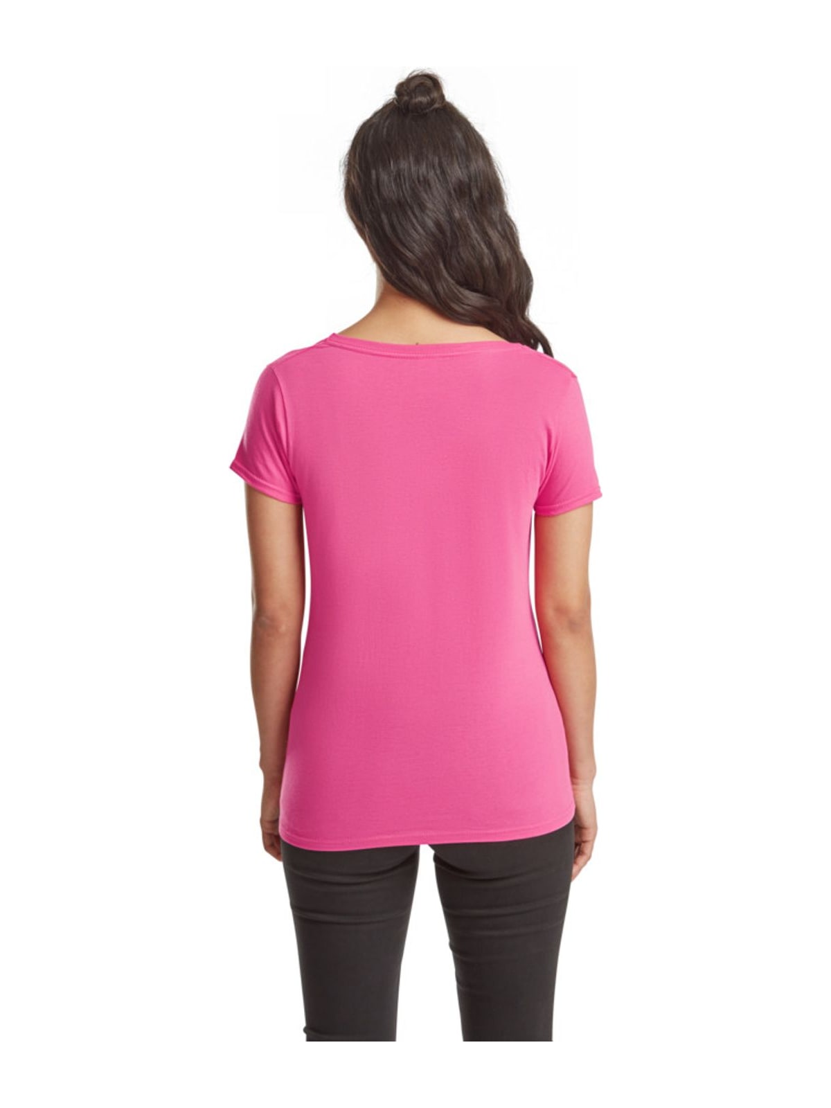 Γυναικείο T-Shirt 61-444-0 Fruit of the Loom Fuchsia