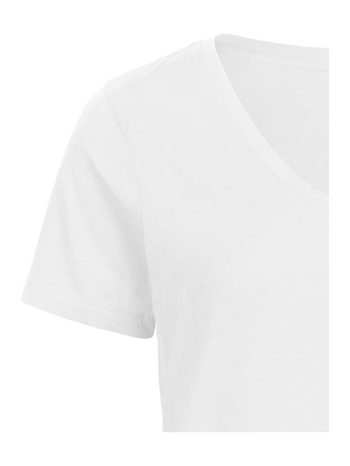 Γυναικείο T-Shirt TW045 B&C Organics Organic V-Neck White