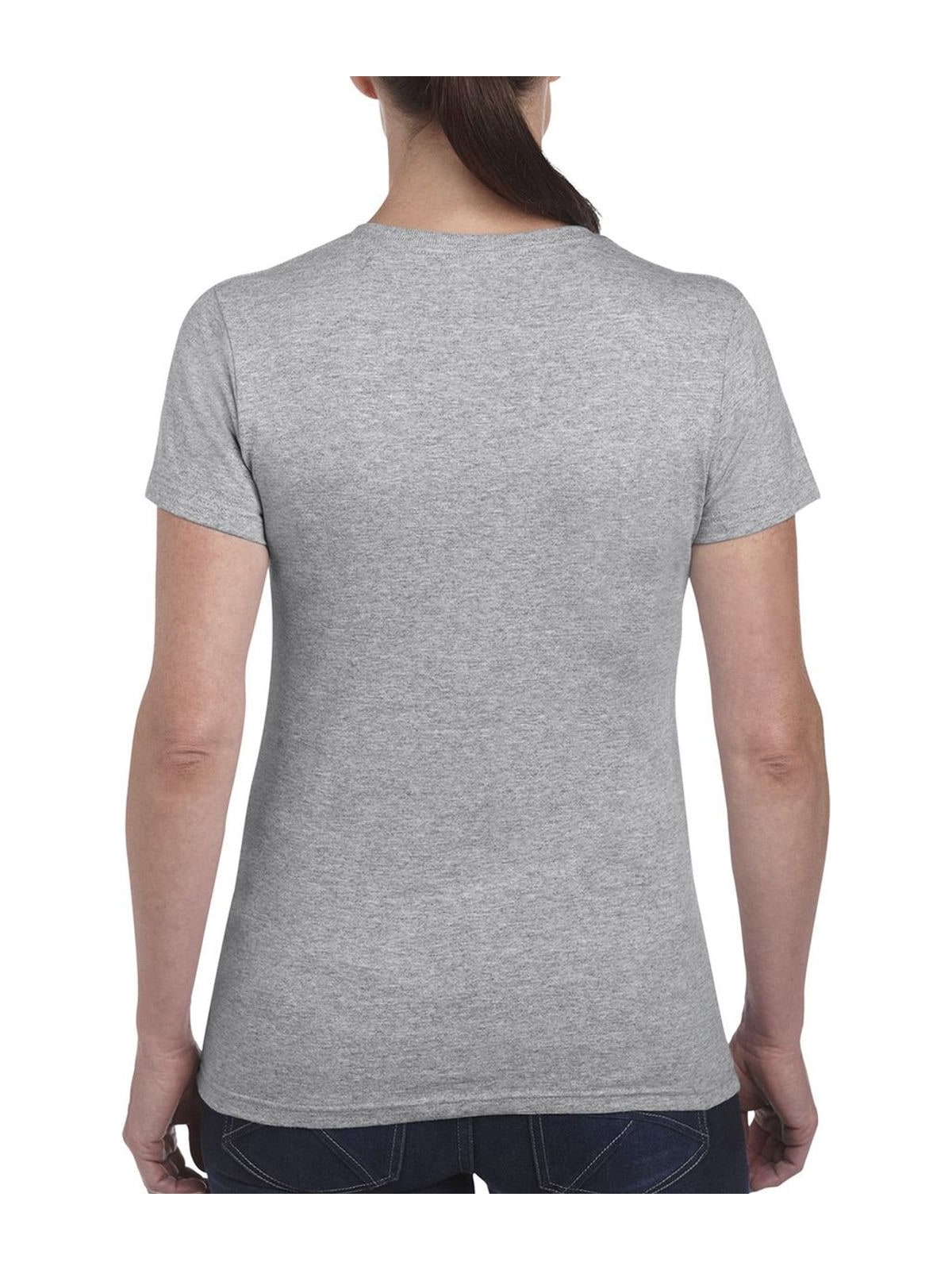 Γυναικείο T-Shirt Heavy Cotton 5000L Gildan Sport Grey