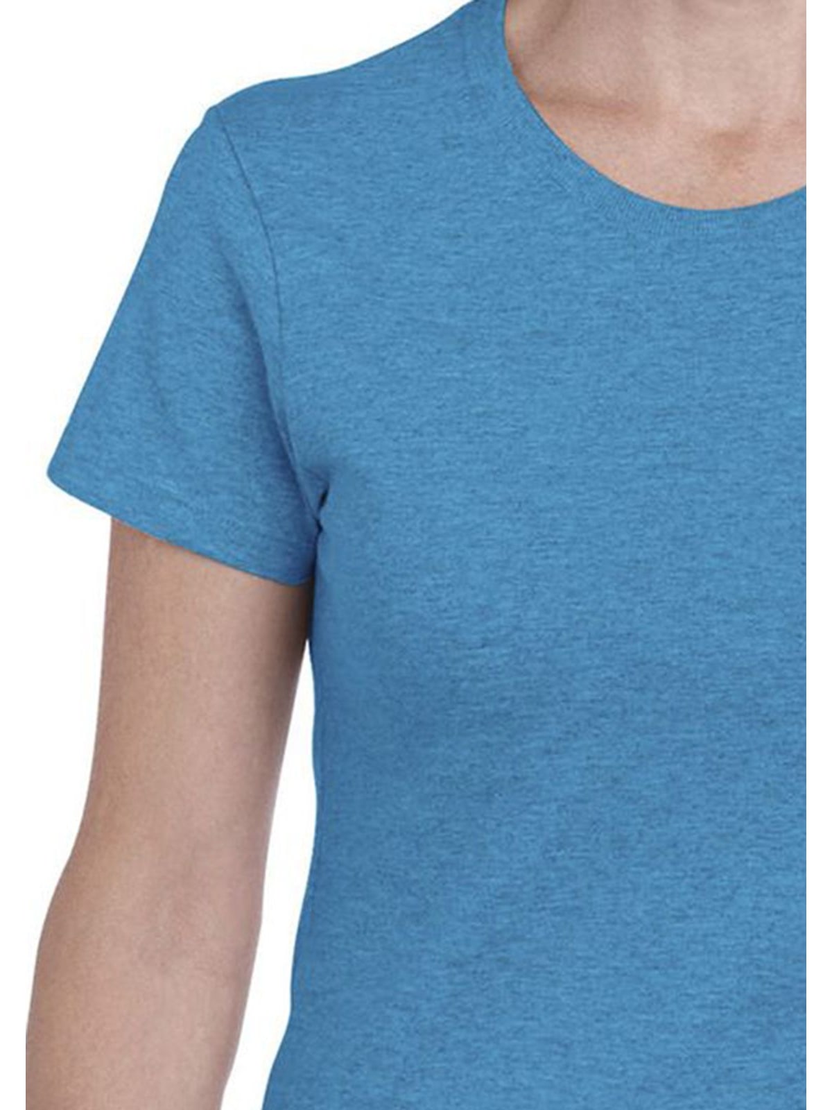 Γυναικείο T-Shirt Heavy Cotton 5000L Gildan Heather Sapphire