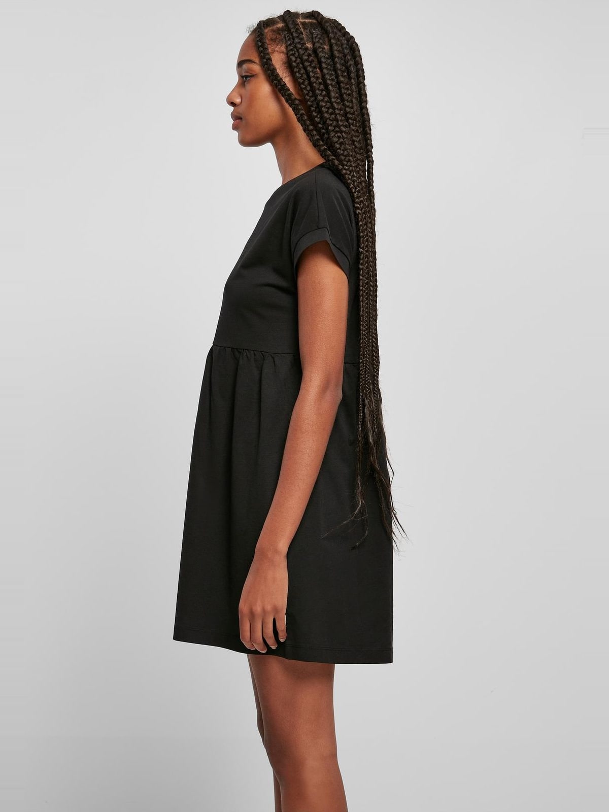 Γυναικείο Φόρεμα Organic Empire Valance TB5040 Urban Classics Black