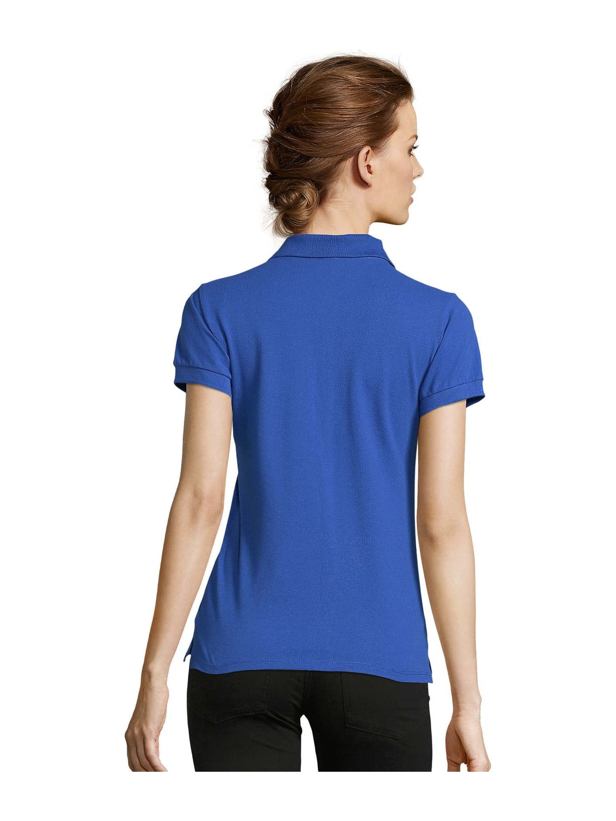 Γυναικείο πόλο πικέ People SOLS 11310-241 Royal Blue