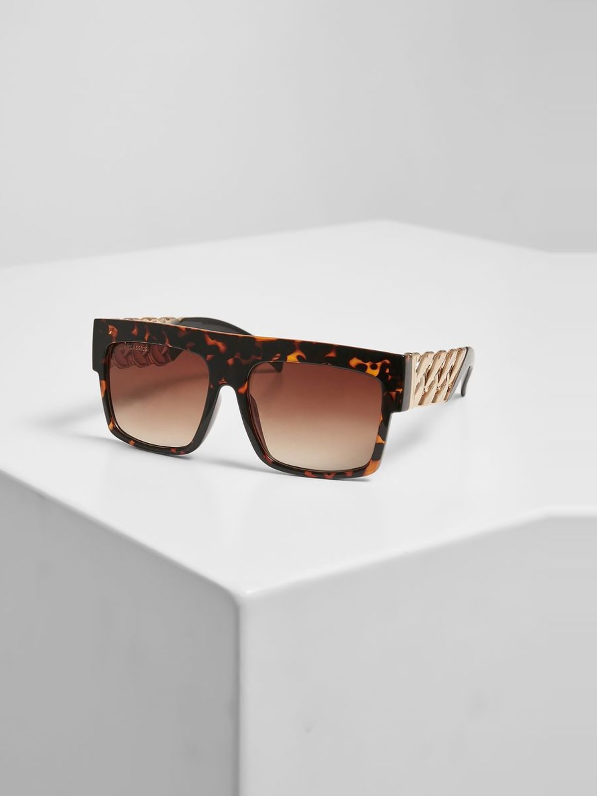Sunglasses Zakynthos with Chain Urban Classics TB4236 Amber/Gold one size