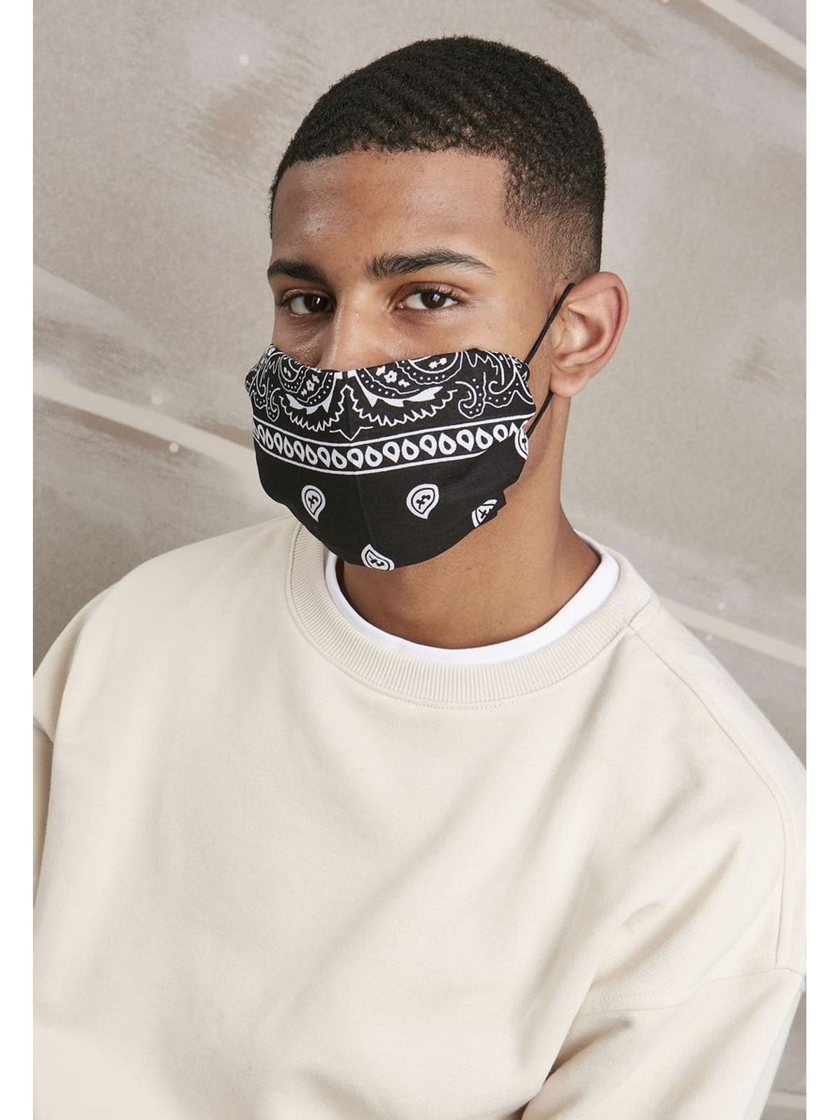 Bandana 3-Pack Urban Classics TB4068 Black one size