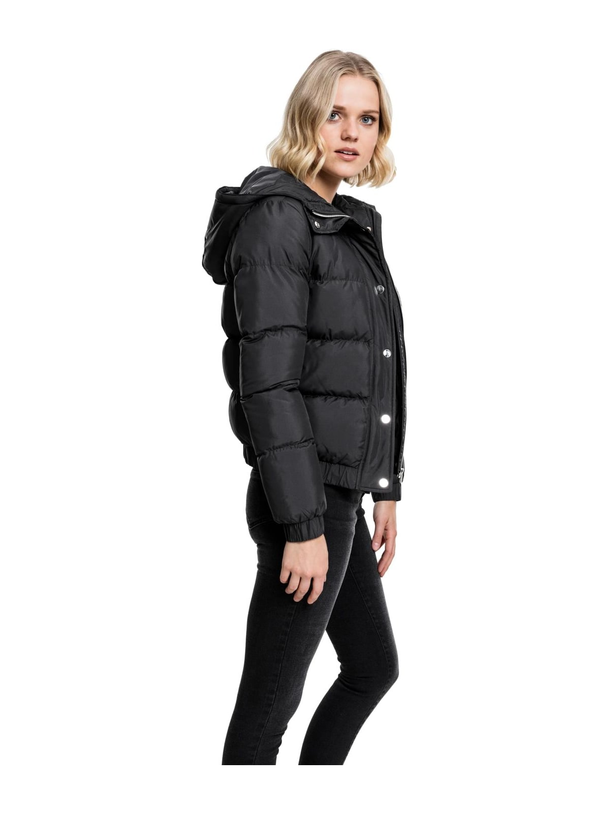 Γυναικείο Μπουφάν Puffer με Κουκούλα TB1756 Urban Classics Black