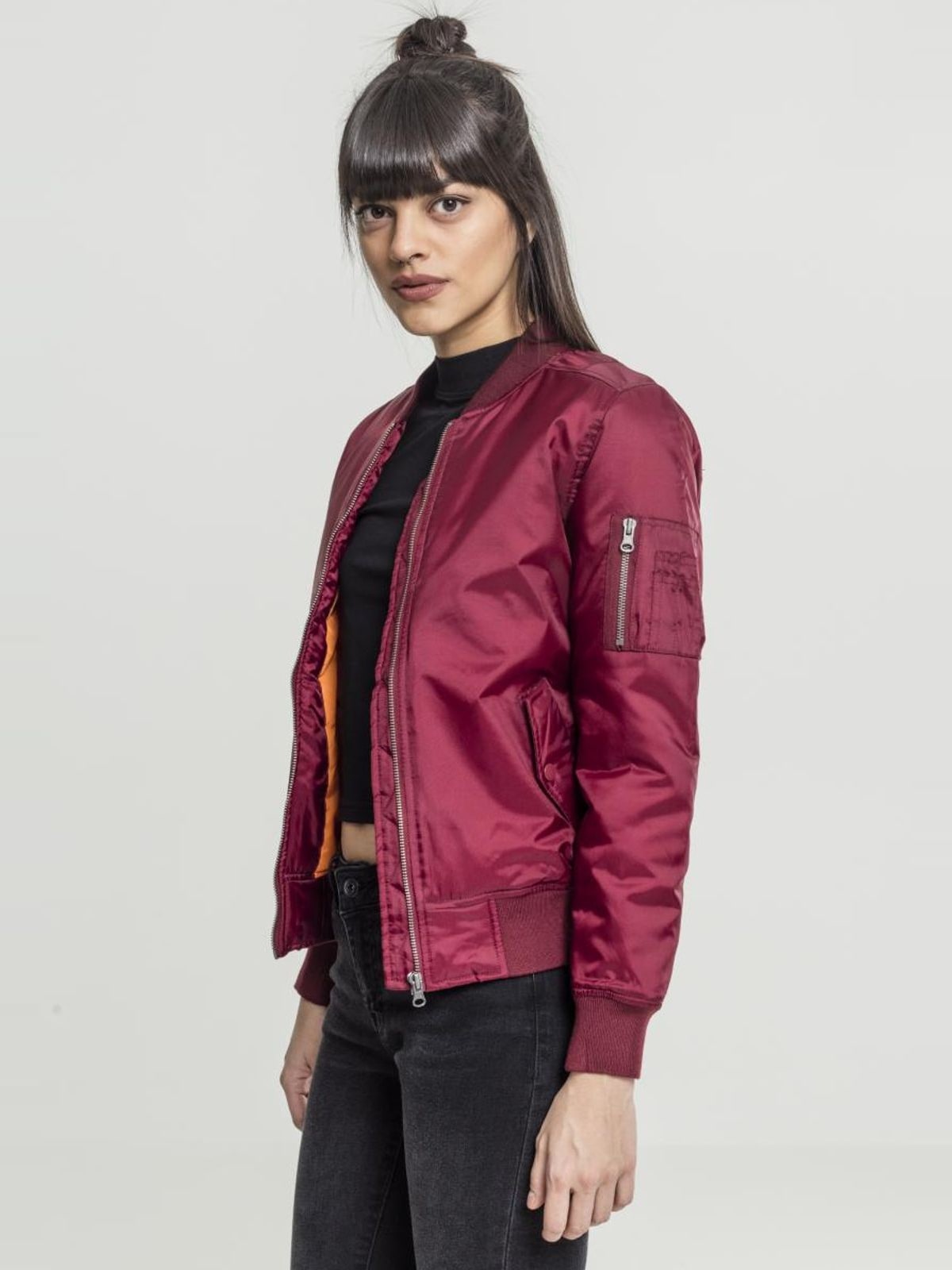 Γυναικείο Μπουφάν Bomber TB807 Urban Classics Burgundy