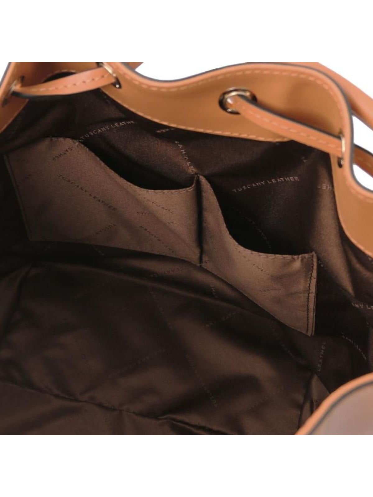 Γυναικεία Τσάντα Πουγκί Δερμάτινη Vittoria TL141531 Tuscany Leather Κονιάκ Καφέ