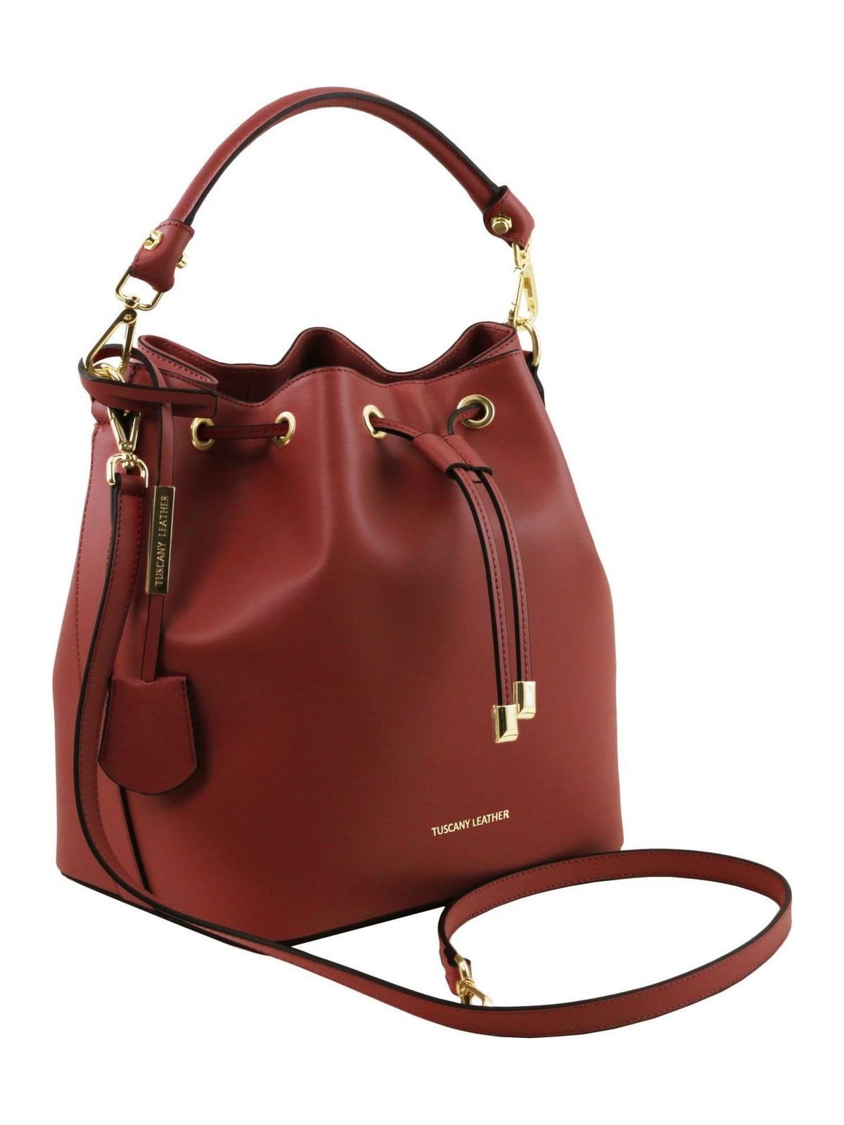 Γυναικεία Τσάντα Δερμάτινη TL141531 Tuscany Leather Vittoria Κόκκινο