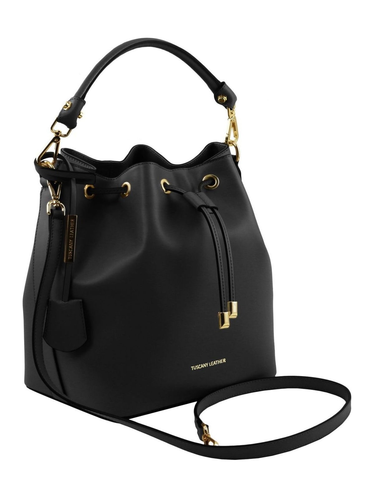 Γυναικεία Τσάντα Δερμάτινη TL141531 Tuscany Leather Vittoria Μαύρο