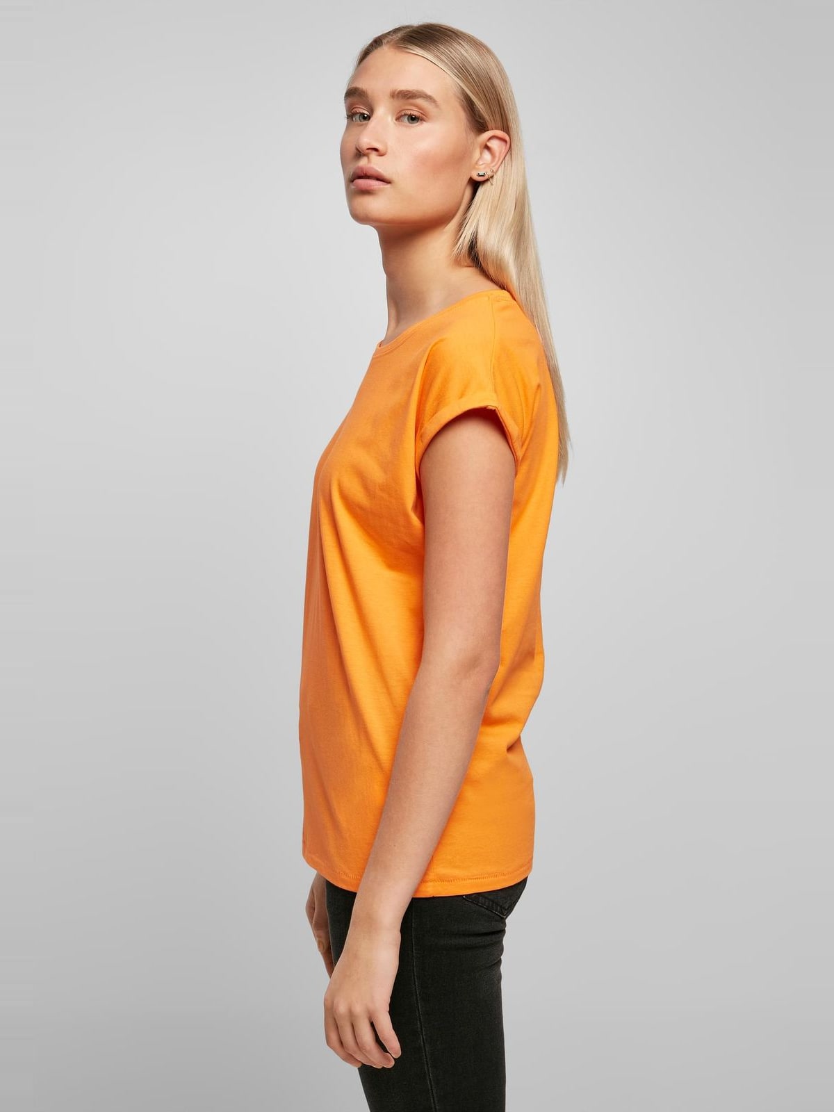 Γυναικείο T-shirt BY021 Build Your Brand Ladies Extended Shoulder Tee Paradise Orange