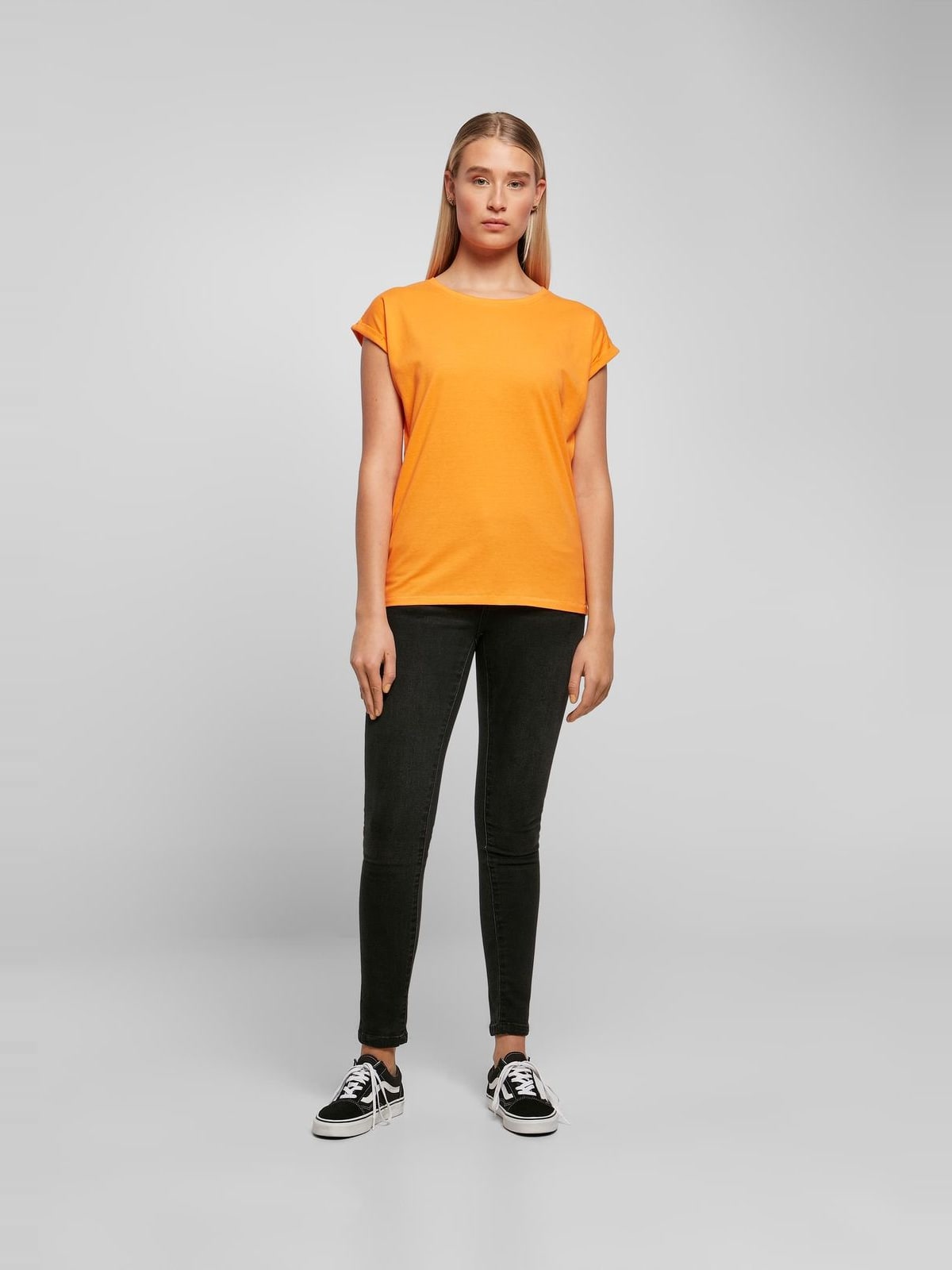 Γυναικείο T-shirt BY021 Build Your Brand Ladies Extended Shoulder Tee Paradise Orange