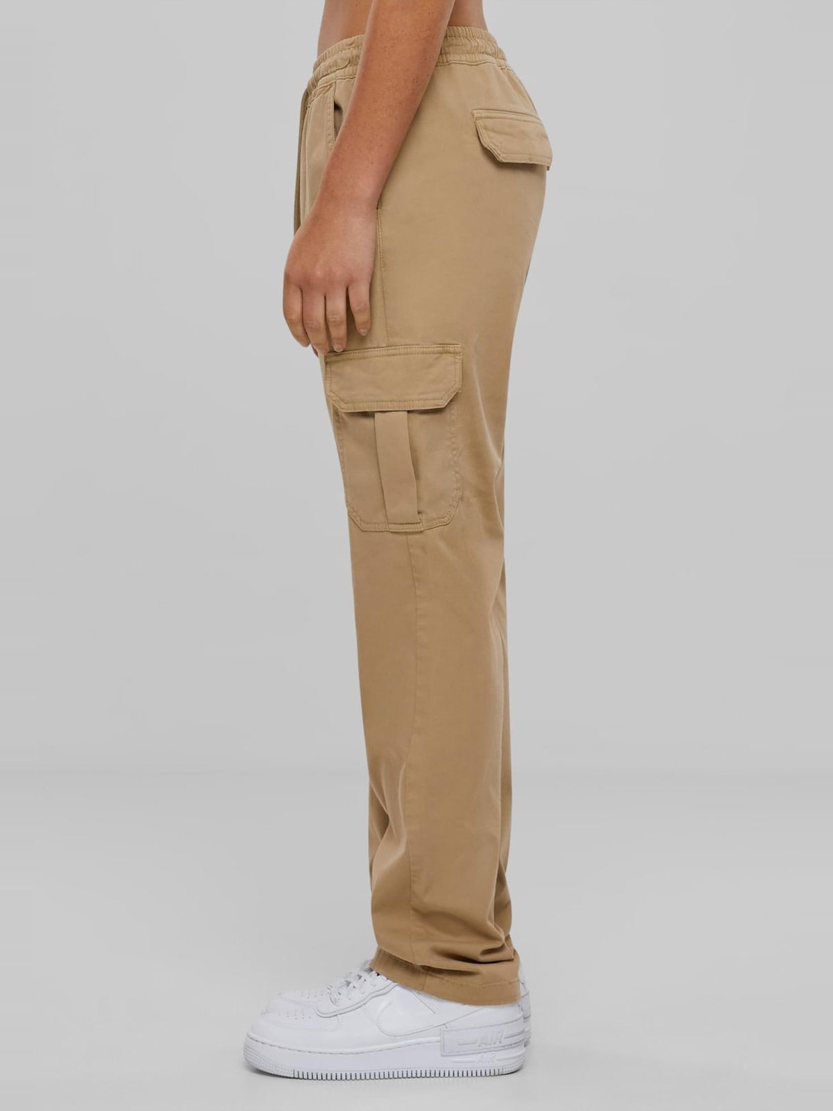 Γυναικείο Παντελόνι Cargo Ladies High Waist Twill TB6158-03738 Urban Classics unionbeige