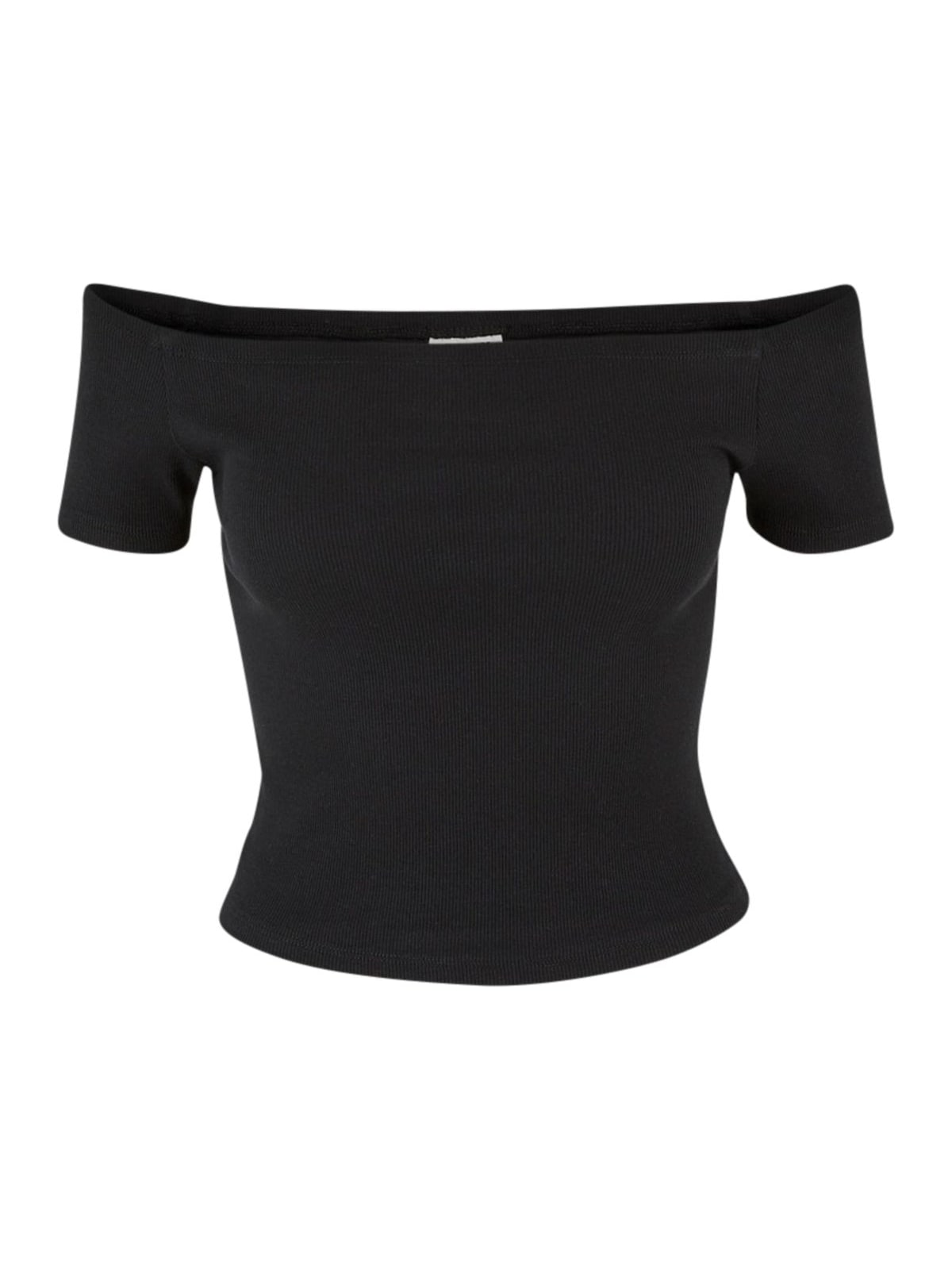 Γυναικεία Μπλούζα Rib Off Shoulder TB6184 Urban Classics Black