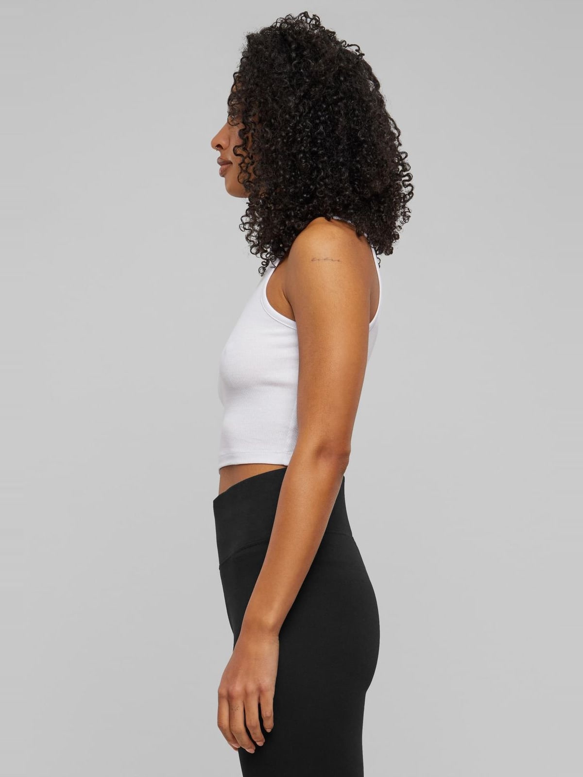 Γυναικεία Μπλούζα Cropped Rib TB6185-00220 Urban Classics White