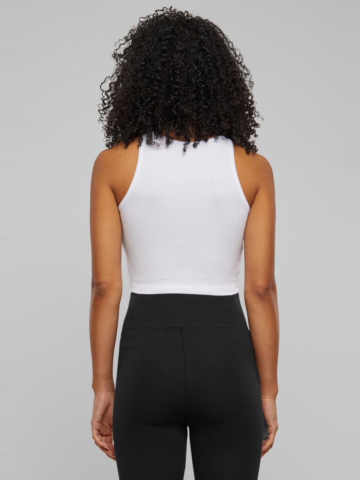 Γυναικεία Μπλούζα Cropped Rib TB6185-00220 Urban Classics White