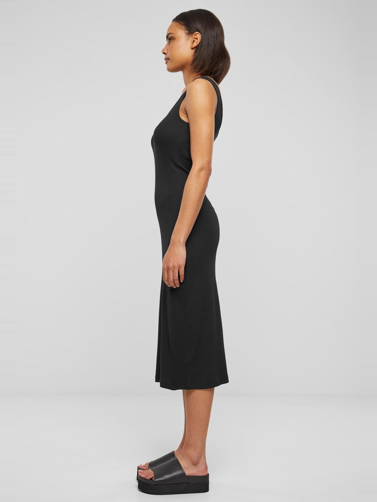 Γυναικείο Φόρεμα Rib Top TB6190-00007 Urban Classics Black