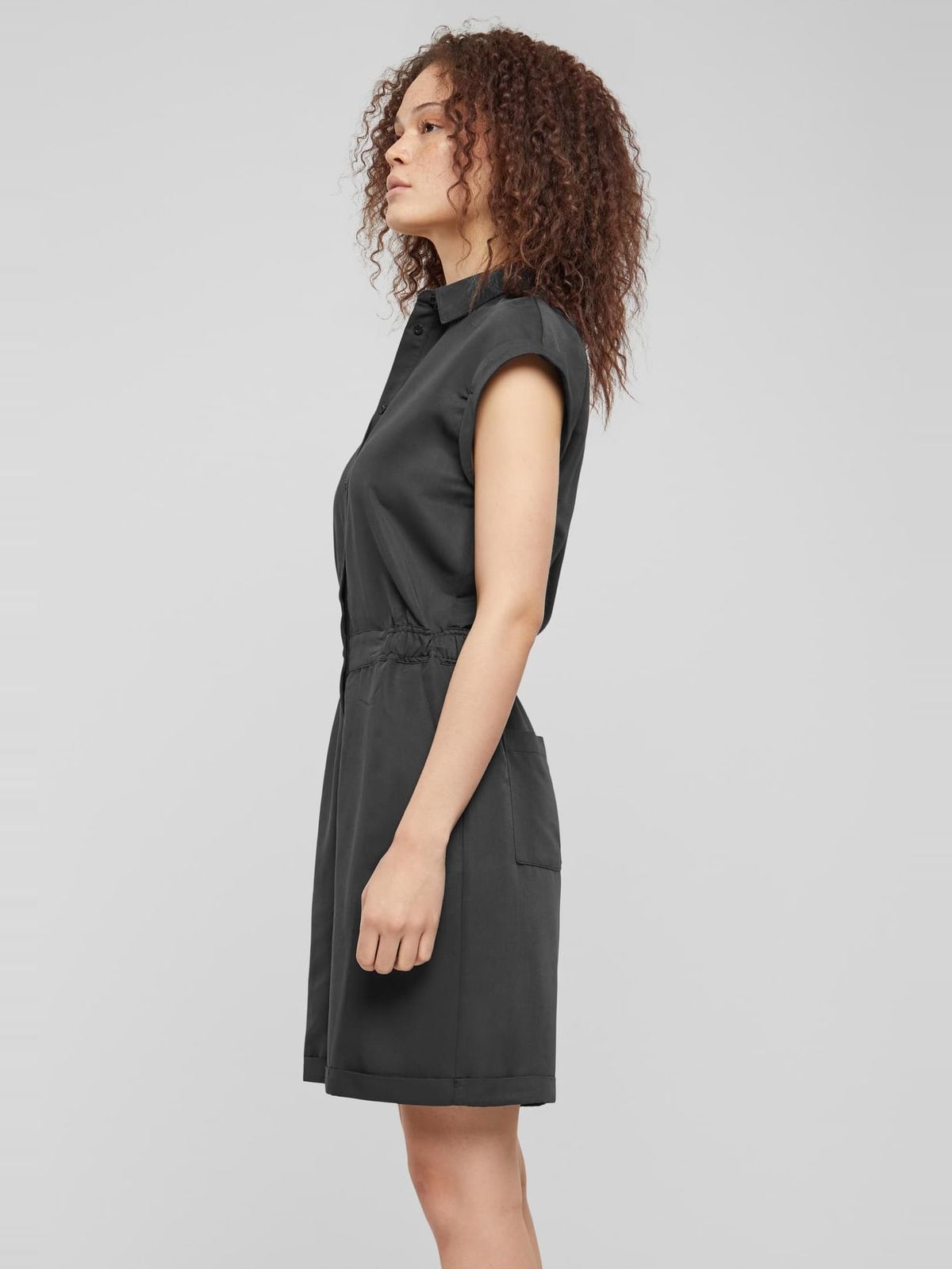 Ladies Viscose Twill Jumpsuit Urban Classics TB6199 black