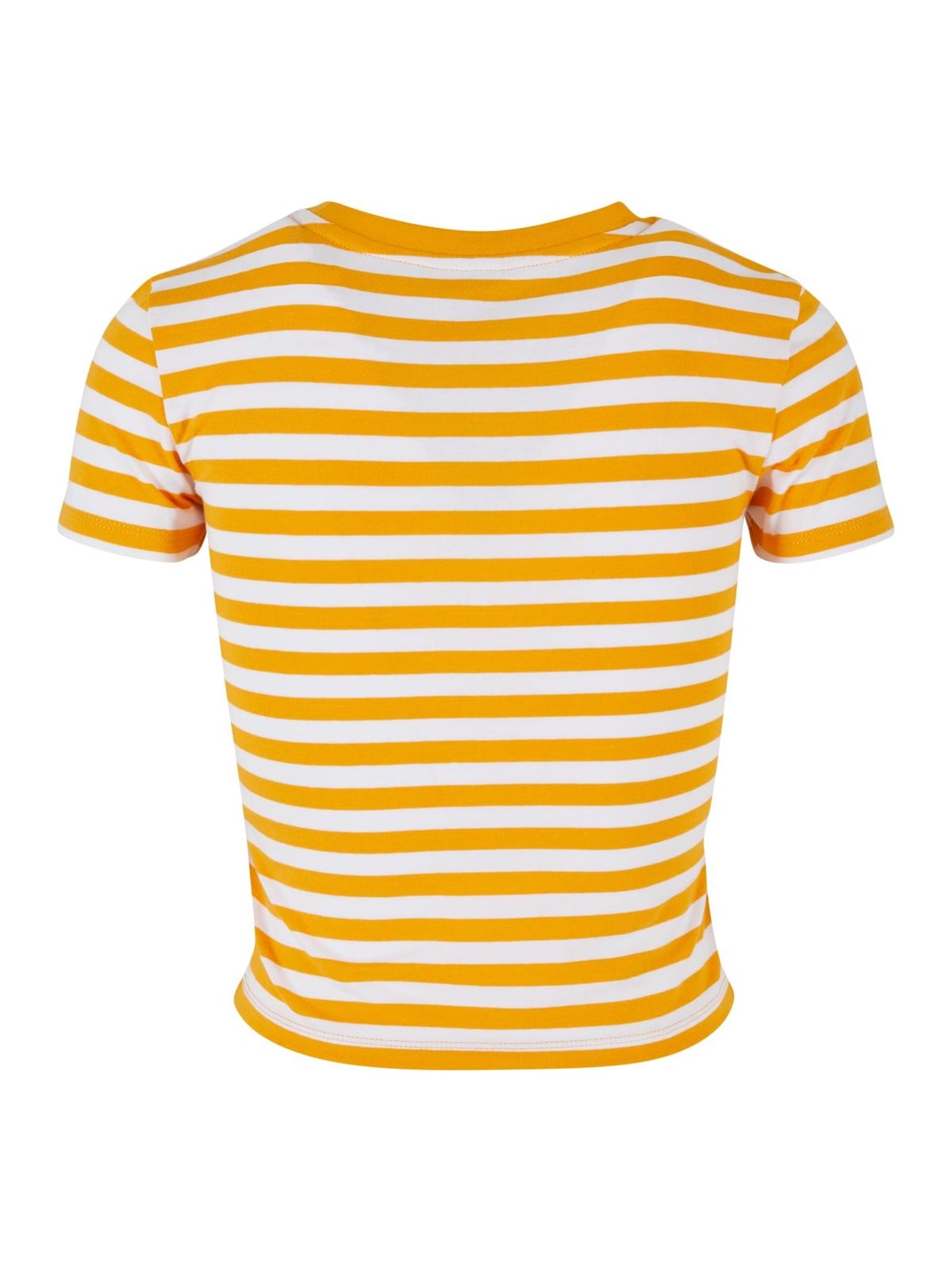 Ladies Short Striped Tee Urban Classics TB6825 white/magicmango