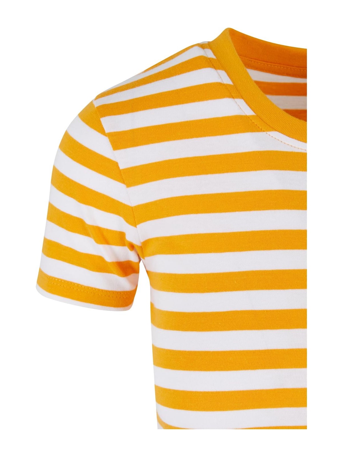 Ladies Short Striped Tee Urban Classics TB6825 white/magicmango