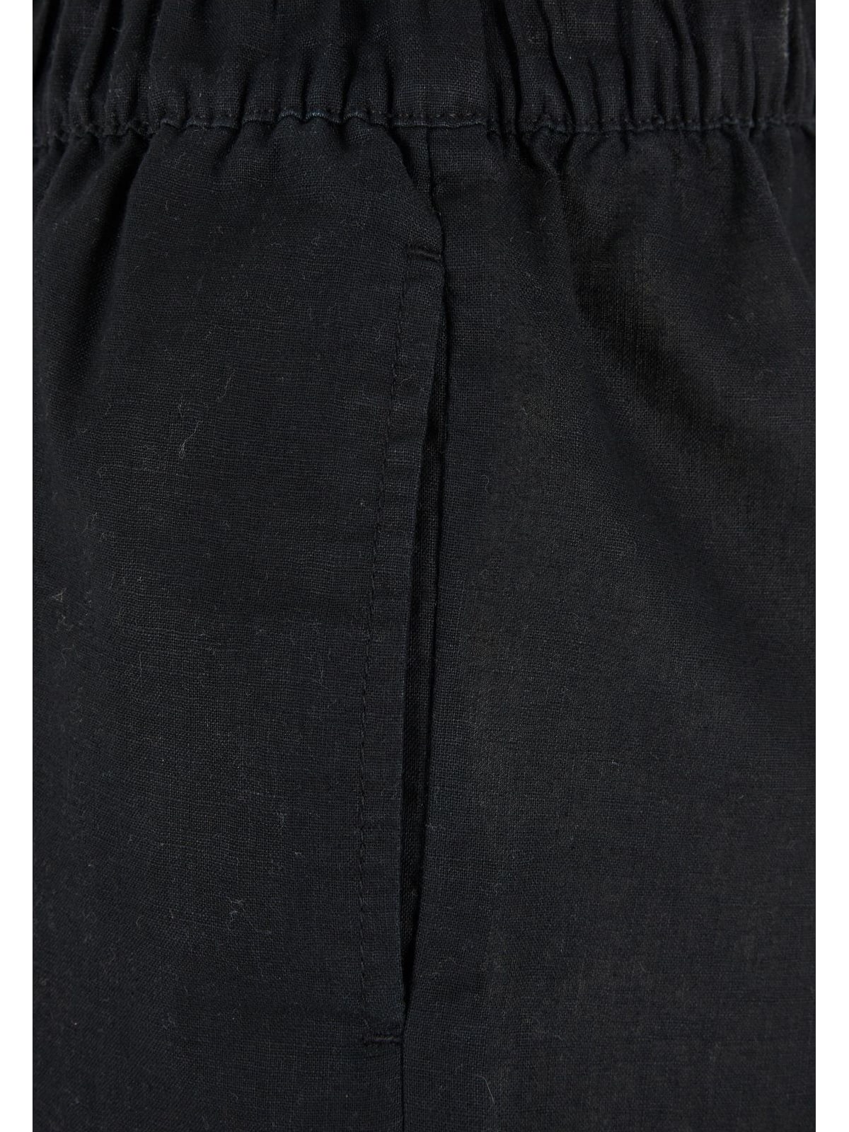 Γυναικείο Σορτς Τύπου Boxer Λινό TB6848-00007 Urban Classics Black