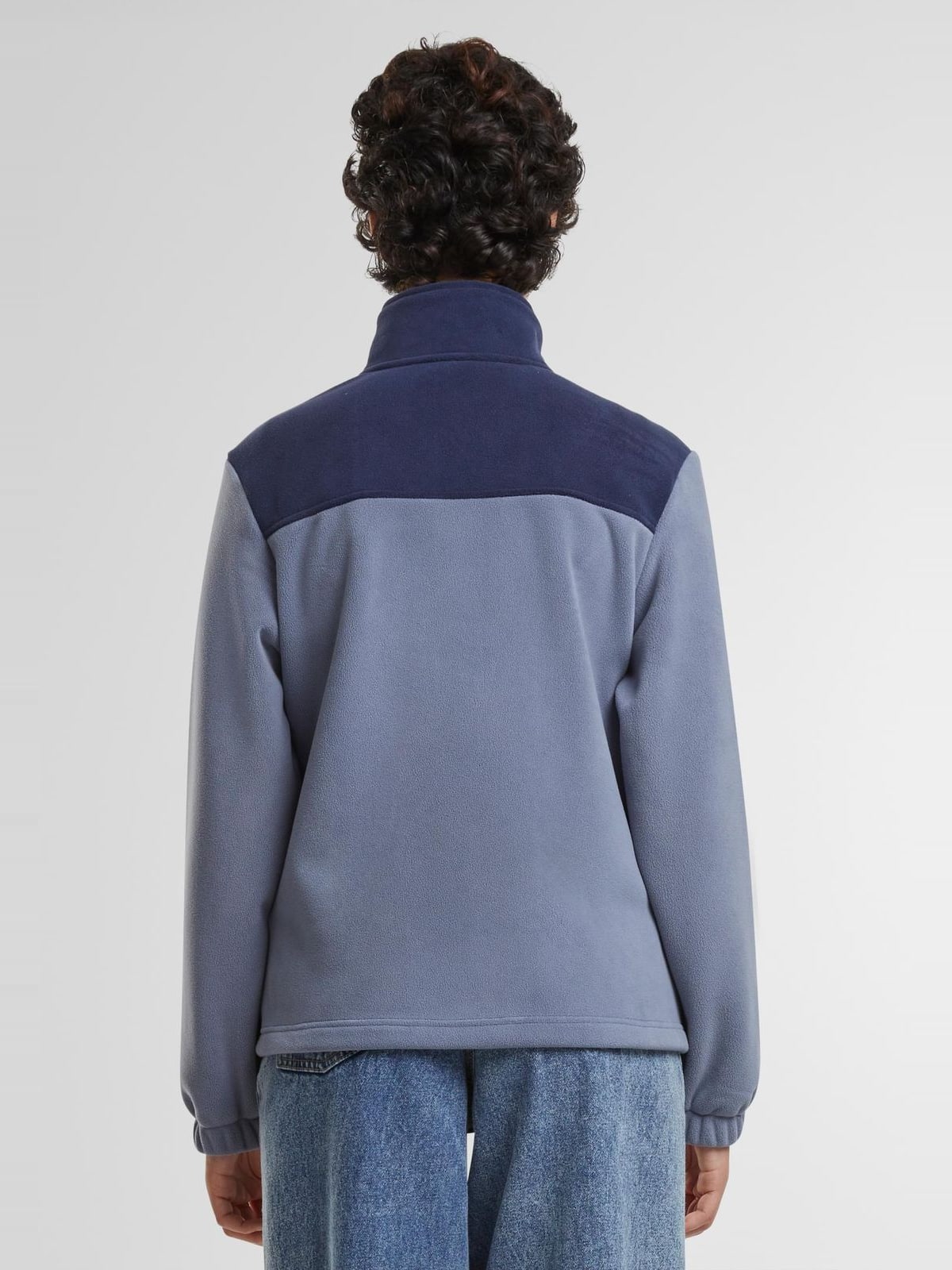 Ladies Double Polarfleece Jacket Urban Classics TB6905-17540 Navy/Cloudsky