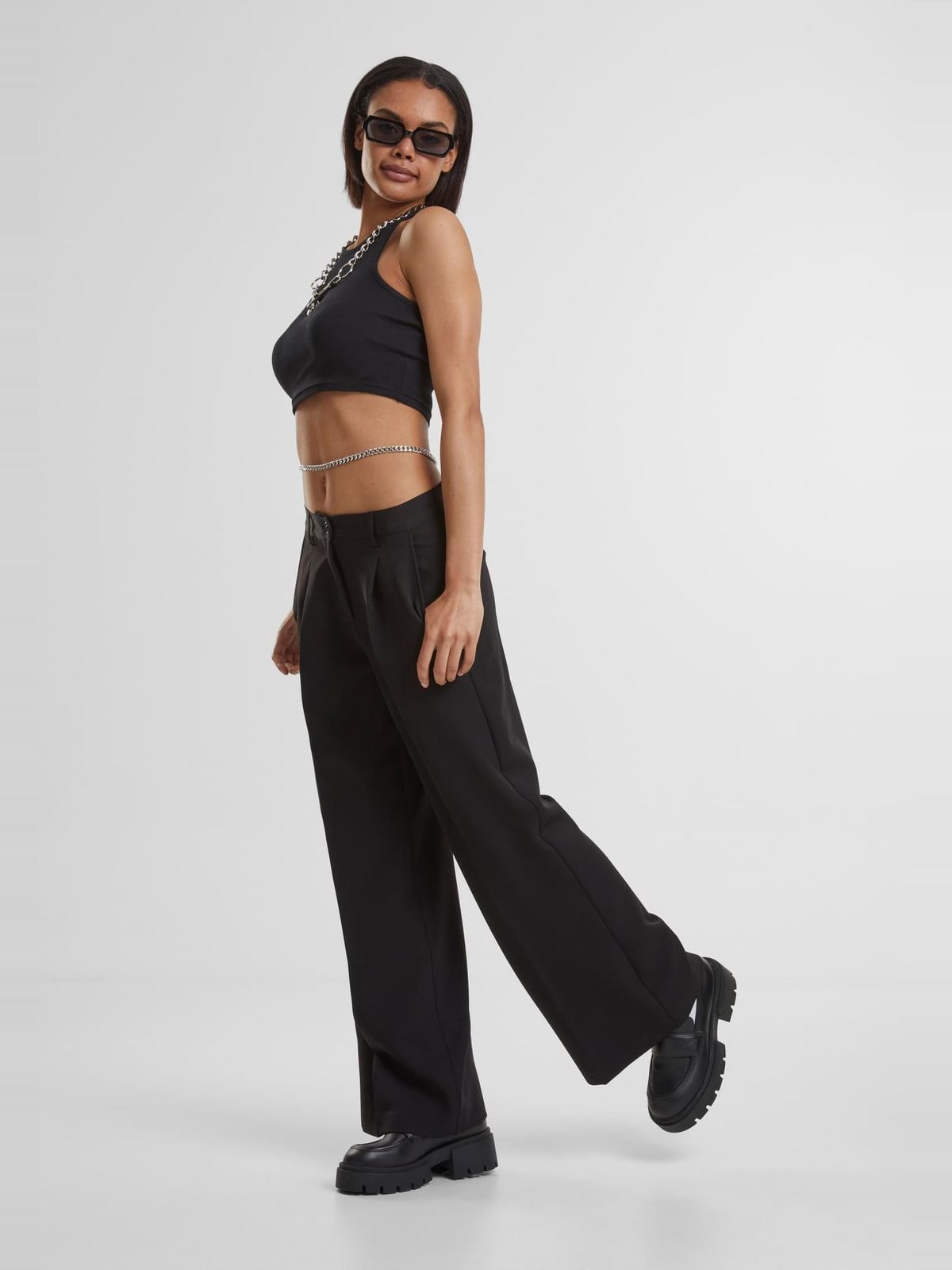 Γυναικείο Παντελόνι Wide Leg TB6949-00007 Urban Classics Black
