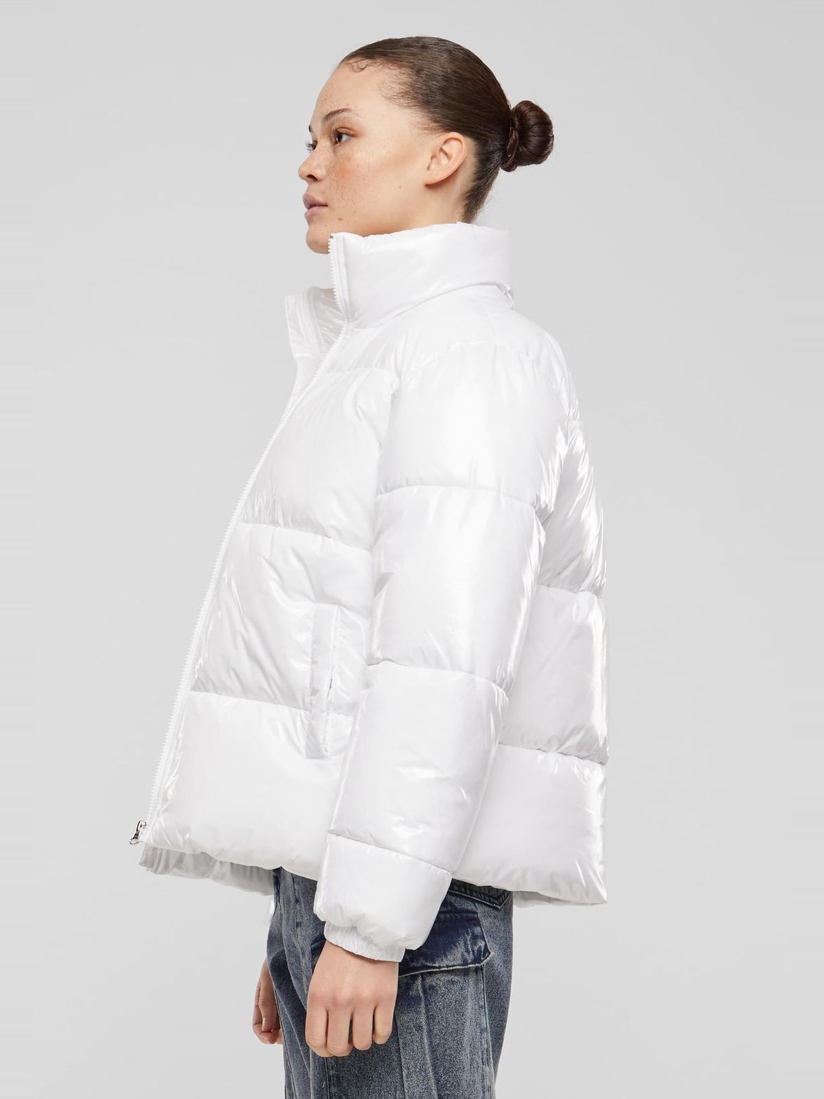 Γυναικείο Φουσκωτό Μπουφάν (Puffer) TB7003-00220 Urban Classics Shiny White