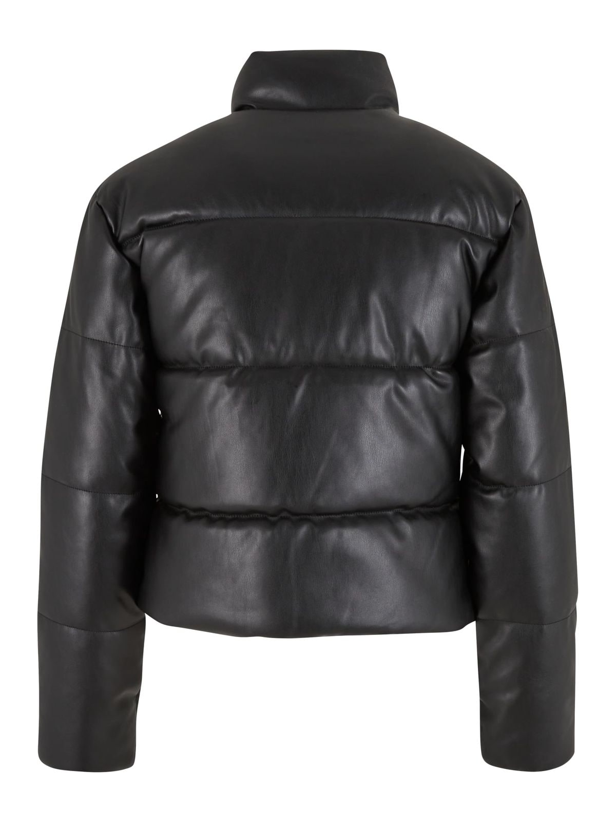 Γυναικείο Μπουφάν Puffer από Συνθετικό Δέρμα TB7073-00007 Urban Classics Black