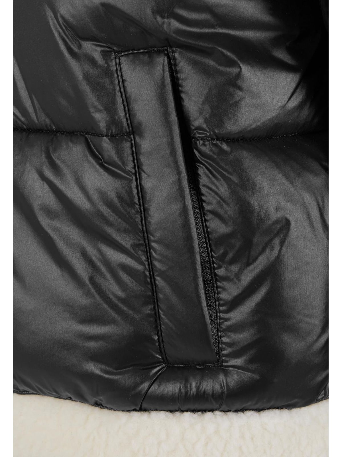 Γυναικείο Μπουφάν Puffer TB7074-03275 Urban Classics black/whitesand