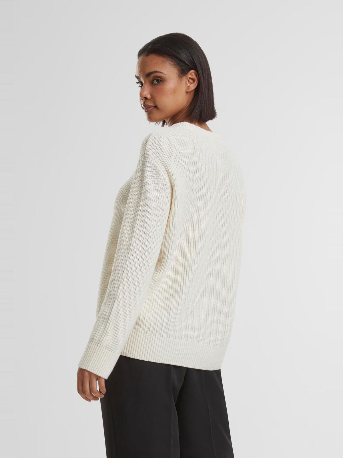Γυναικείο Πλεκτό Πουλόβερ Ριμπ TB7116 Urban Classics Whitesand