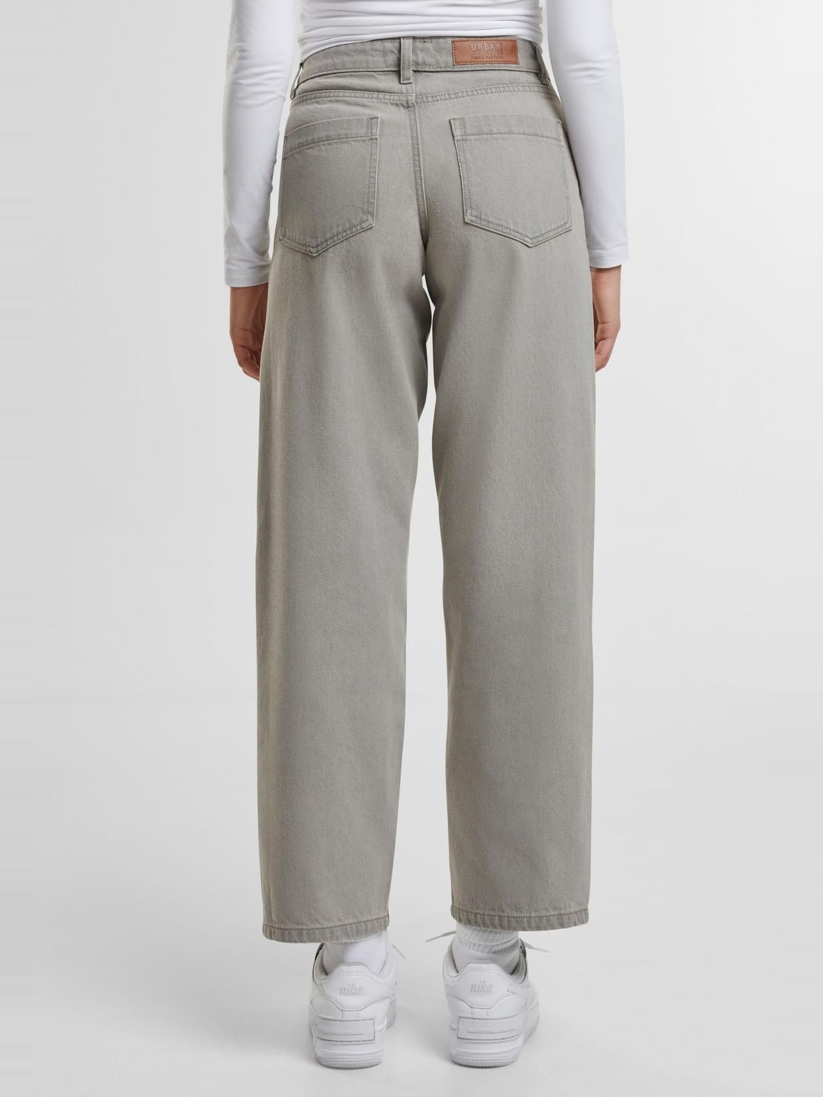 Γυναικείο Τζιν Παντελόνι Mid Waist 90s TB7127 Urban Classics 17836 Lighter Dirty Washed