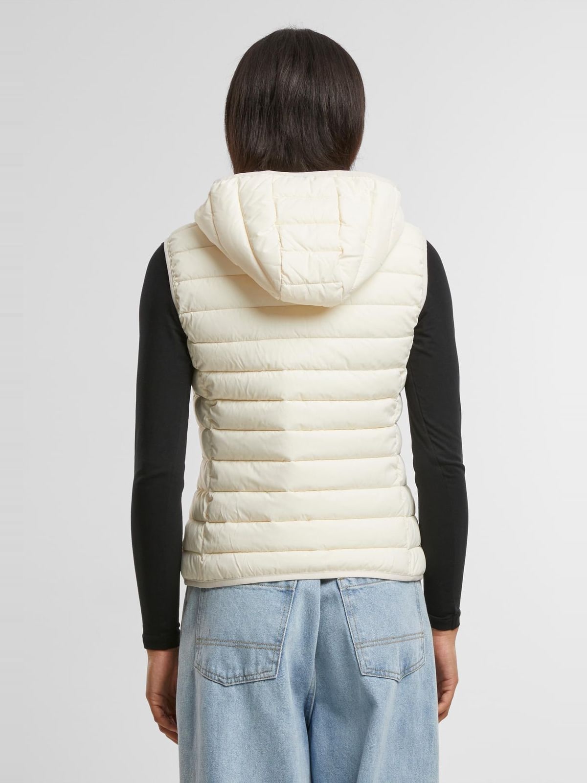 Ladies Ultra Light Puffer Vest Urban Classics TB7156-02903 Whitesand