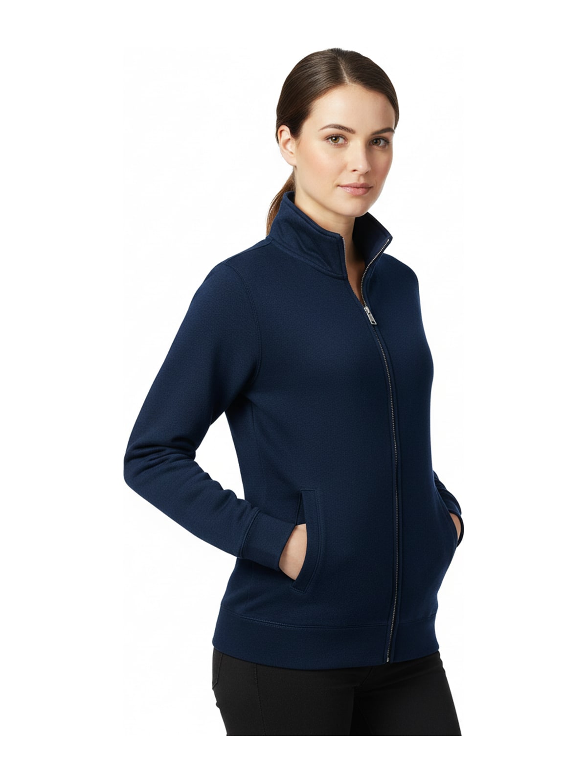 Γυναικείο Φούτερ με Φερμουάρ 0R267F0 Russell Authentic Zip French Navy