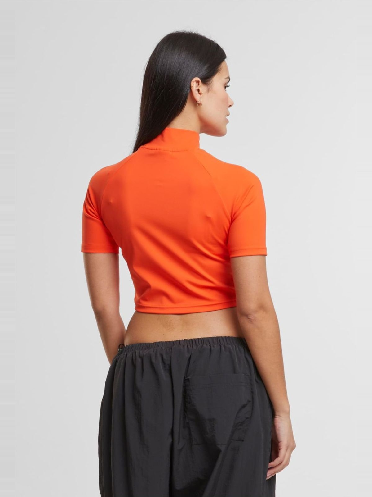 Γυναικείο T-shirt High Neck Short Tee TB7137 Urban Classics signalred
