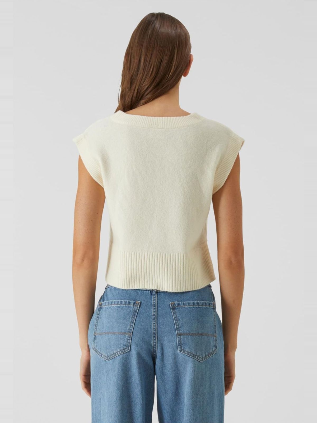 Γυναικείο Πλεκτό Γιλέκο Soft Knit TB7460 Urban Classics Whitesand