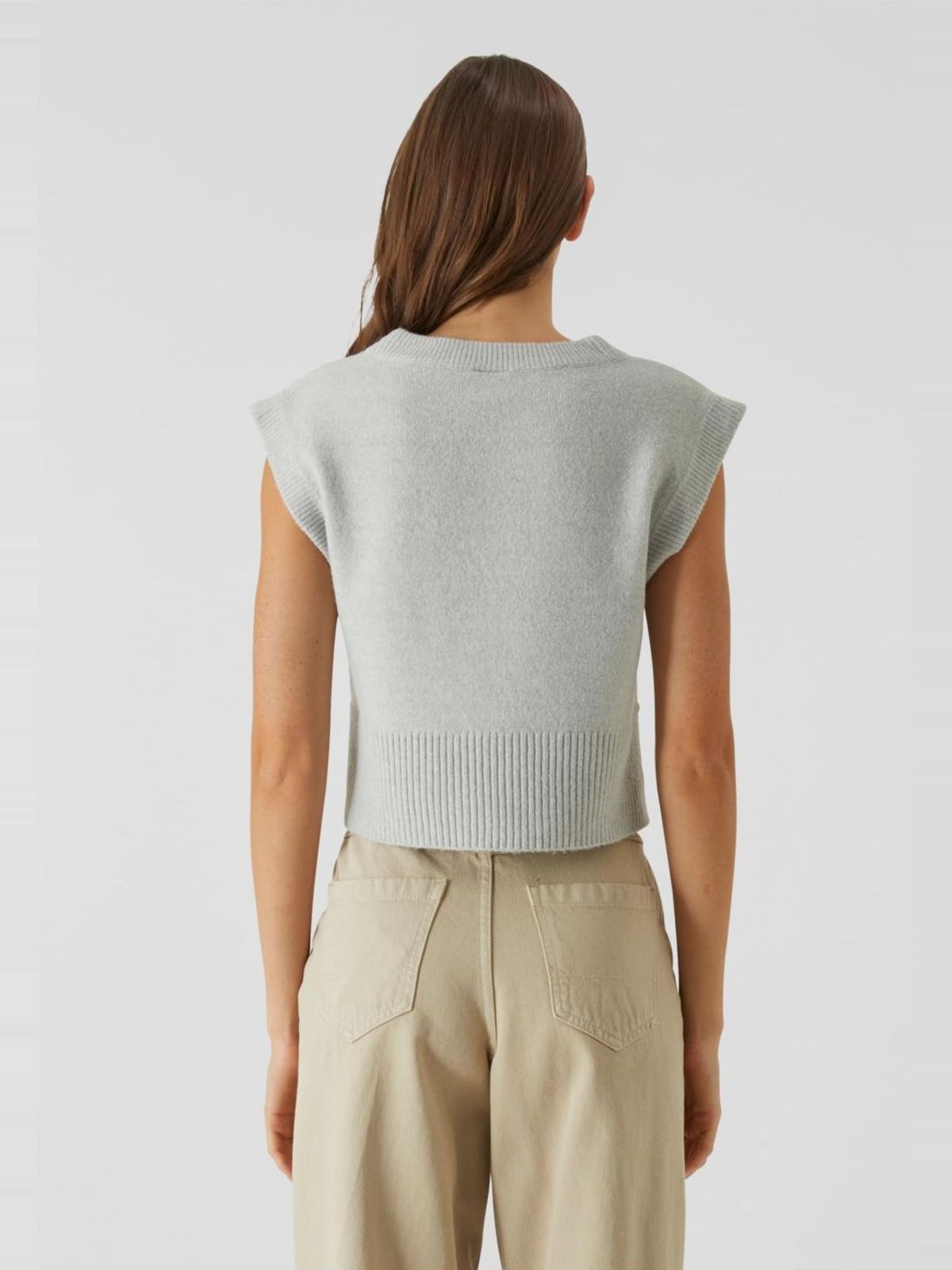 Γυναικείο Πλεκτό Γιλέκο Soft Knit TB7460 Urban Classics Lightasphalt