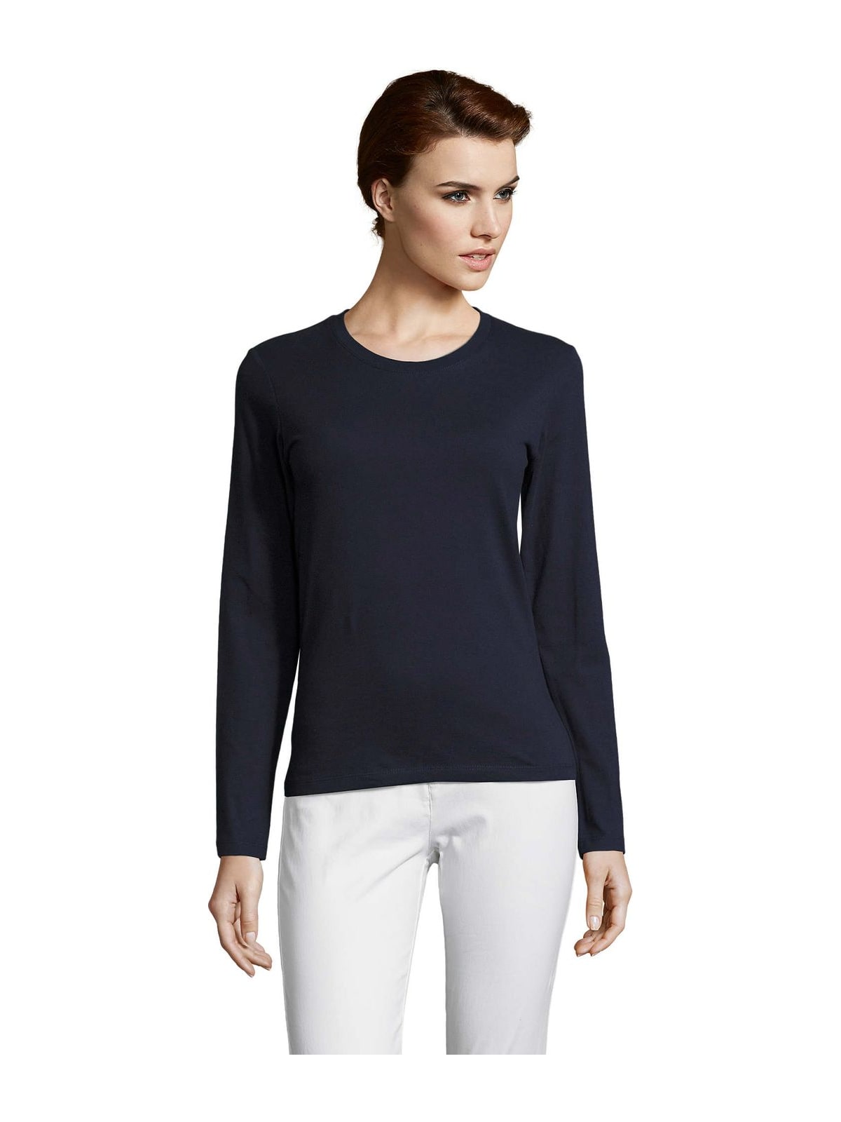 Γυναικείο T-shirt Μακρυμάνικο 02075 Sol's Imperial LSL Women French Navy