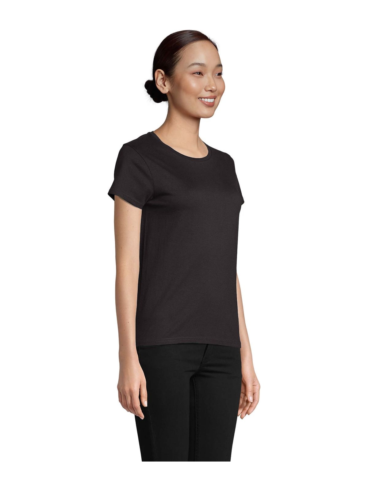Γυναικείο T-shirt 03581 Sol's Crusader Women από Οργανικό Βαμβάκι Deep Black