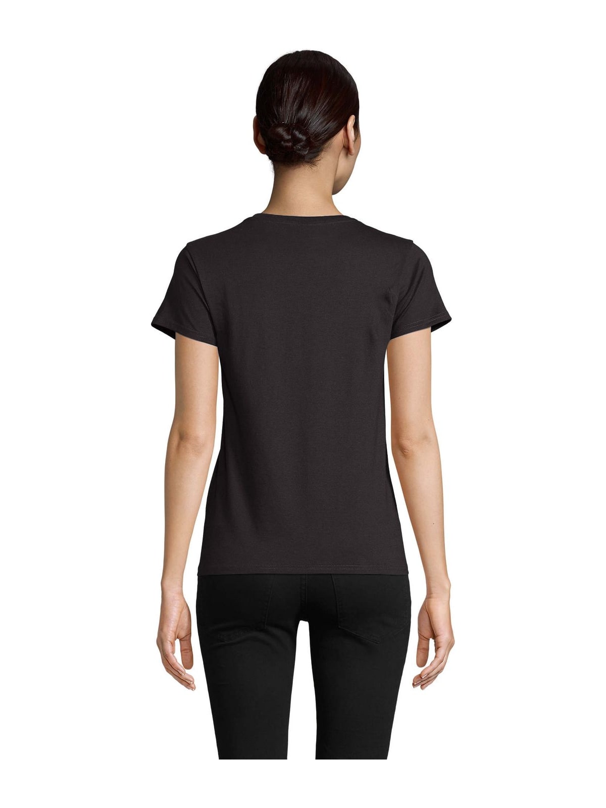 Γυναικείο T-shirt 03581 Sol's Crusader Women από Οργανικό Βαμβάκι Deep Black