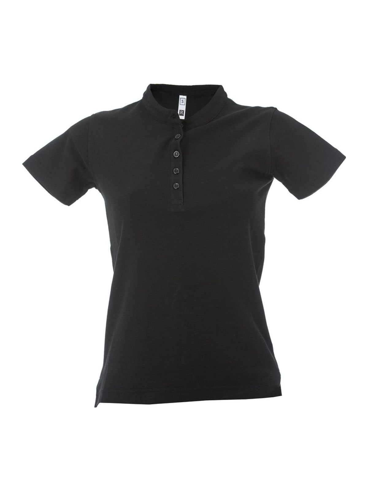 Γυναικεία Μπλούζα Πόλο Kuwait Lady JRC Πικέ με Γιακά Μάο Black