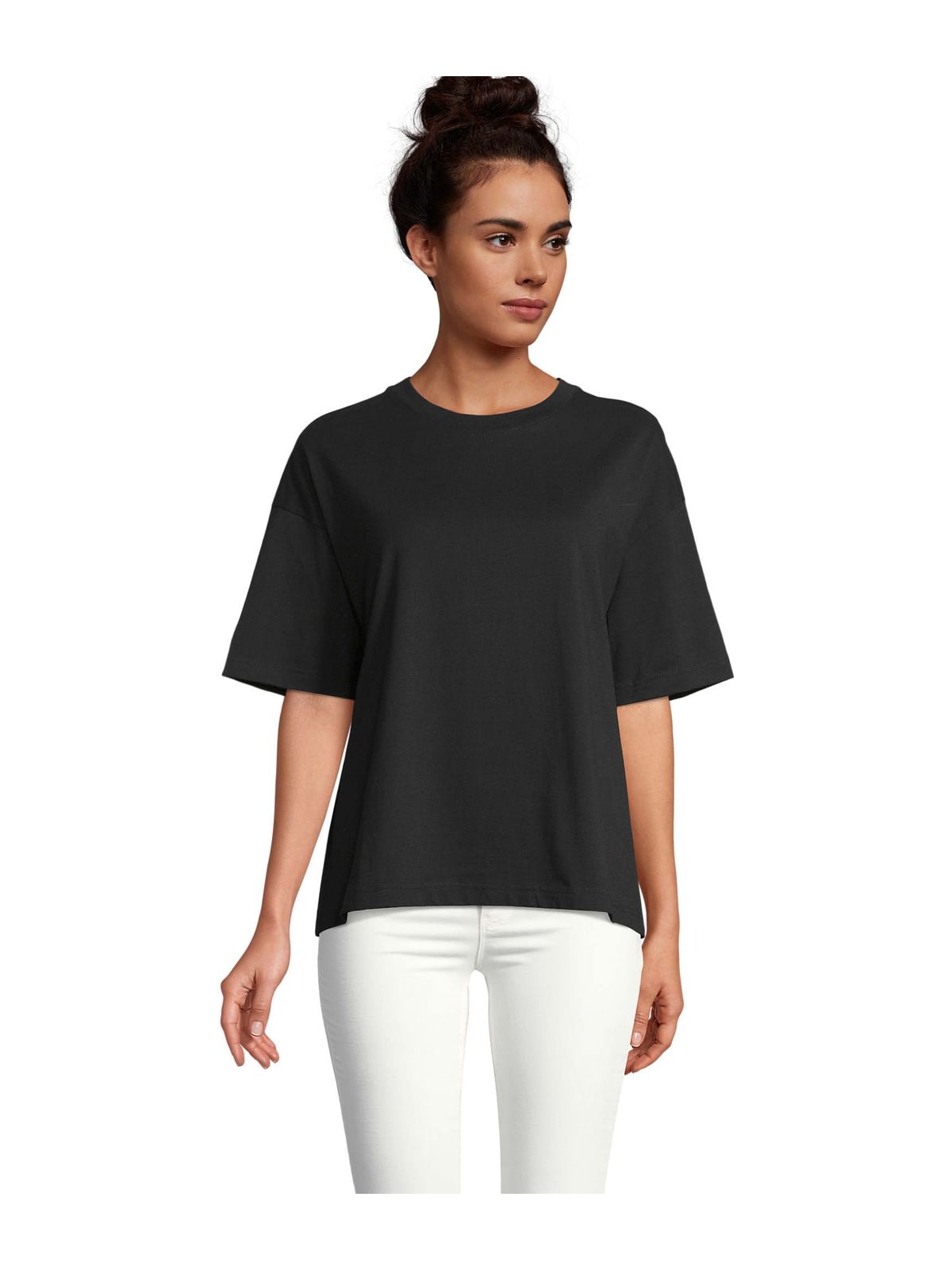 Γυναικείο T-shirt Oversized 03807 Sol's Boxy Women Deep Black