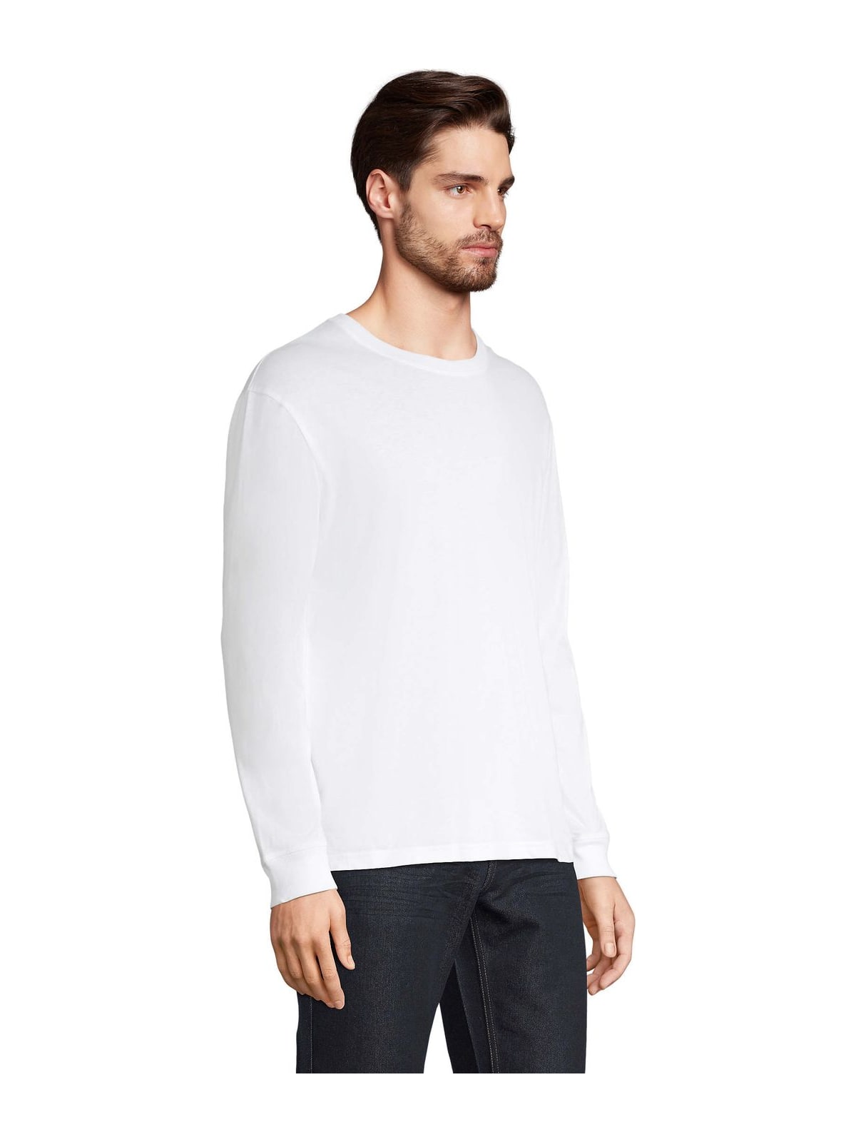 Μακρυμάνικο T-shirt 03982 Sol's Pioneer LSL White