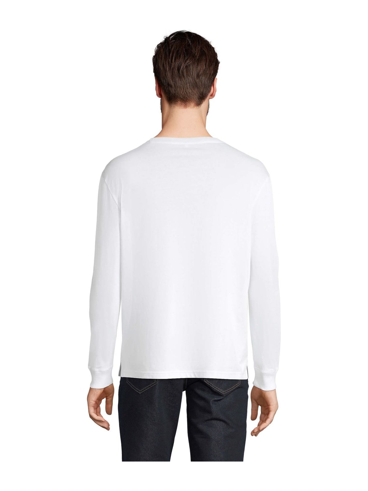 Μακρυμάνικο T-shirt 03982 Sol's Pioneer LSL White