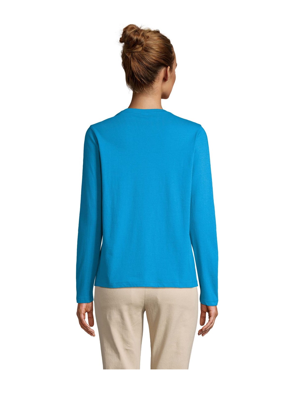 Γυναικείο Μακρυμάνικο T-shirt 04443 Sol's Monarch Women Aqua