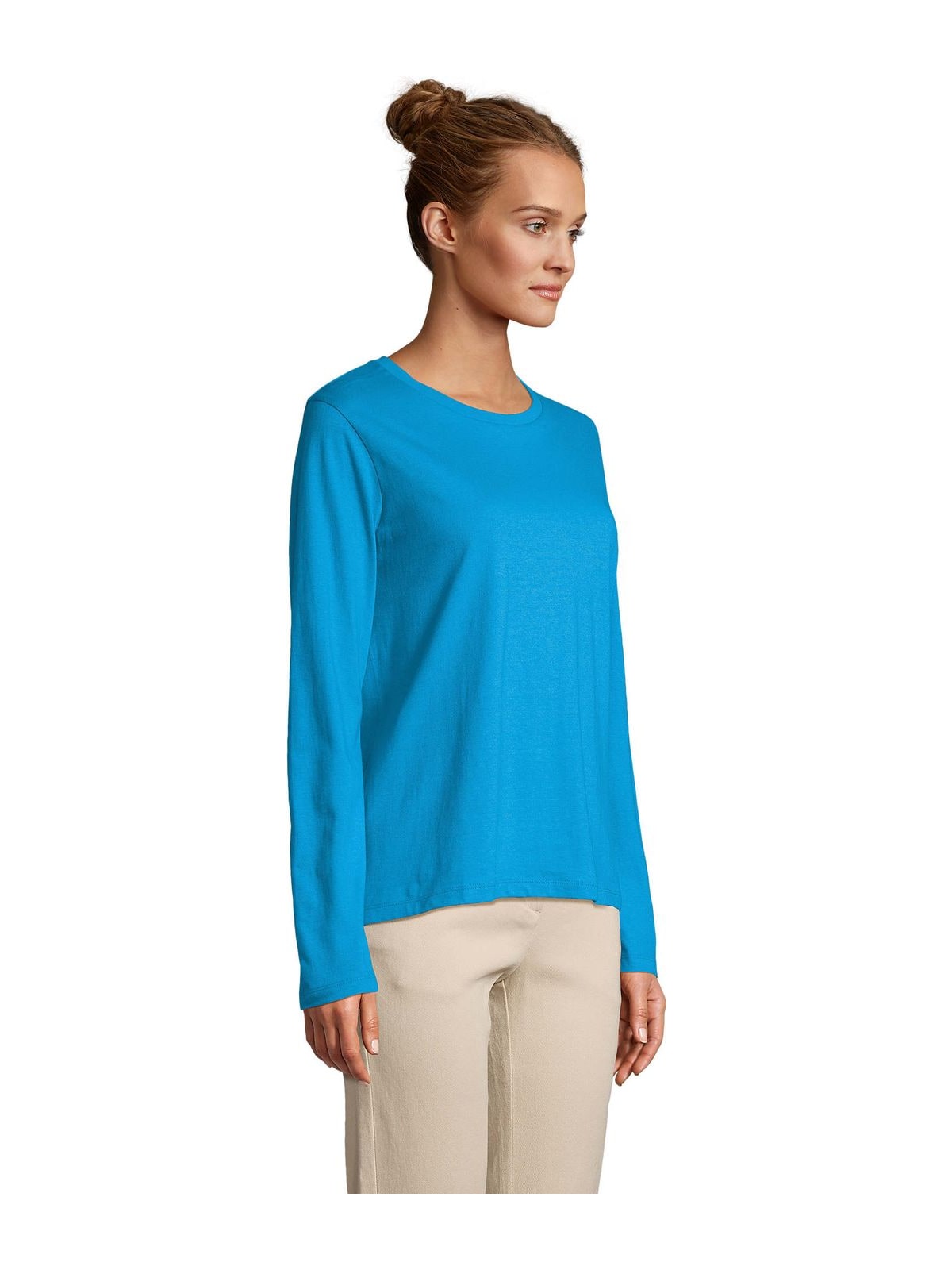 Γυναικείο Μακρυμάνικο T-shirt 04443 Sol's Monarch Women Aqua